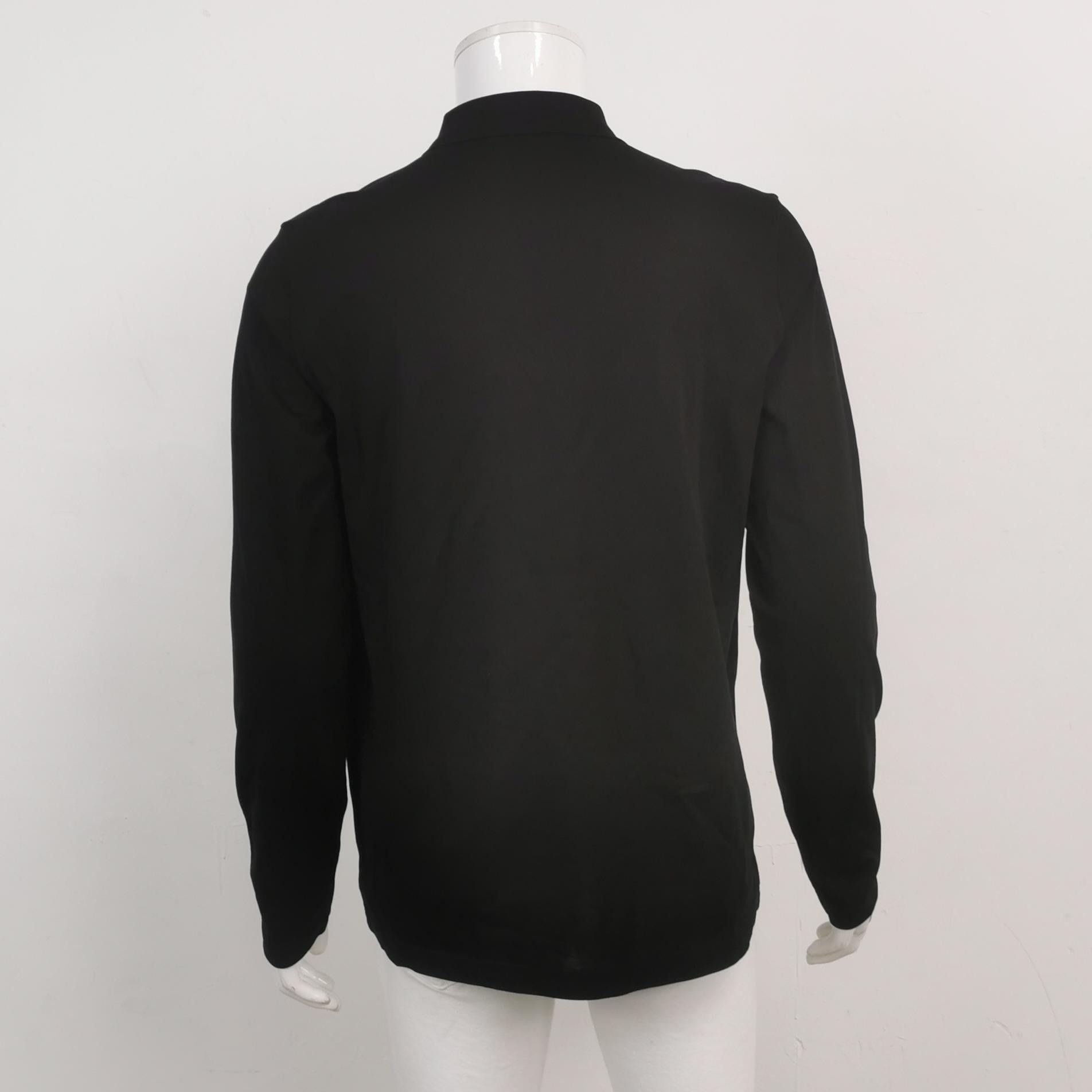Prada Prada XL Black Cotton Collared Polo Shirt Size US XL / EU 56 / 4 - 4 Thumbnail