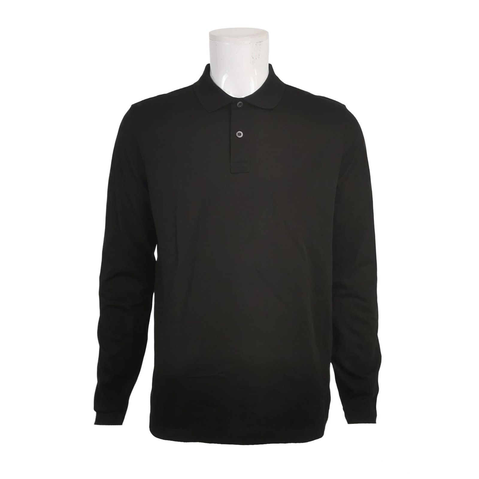 Prada Prada XL Black Cotton Collared Polo Shirt Size US XL / EU 56 / 4 - 2 Thumbnail