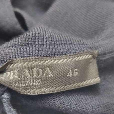 Prada Prada Black Wool Collar Knit Sweater Size 46 Size US S / EU 44-46 / 1 - 8 Thumbnail