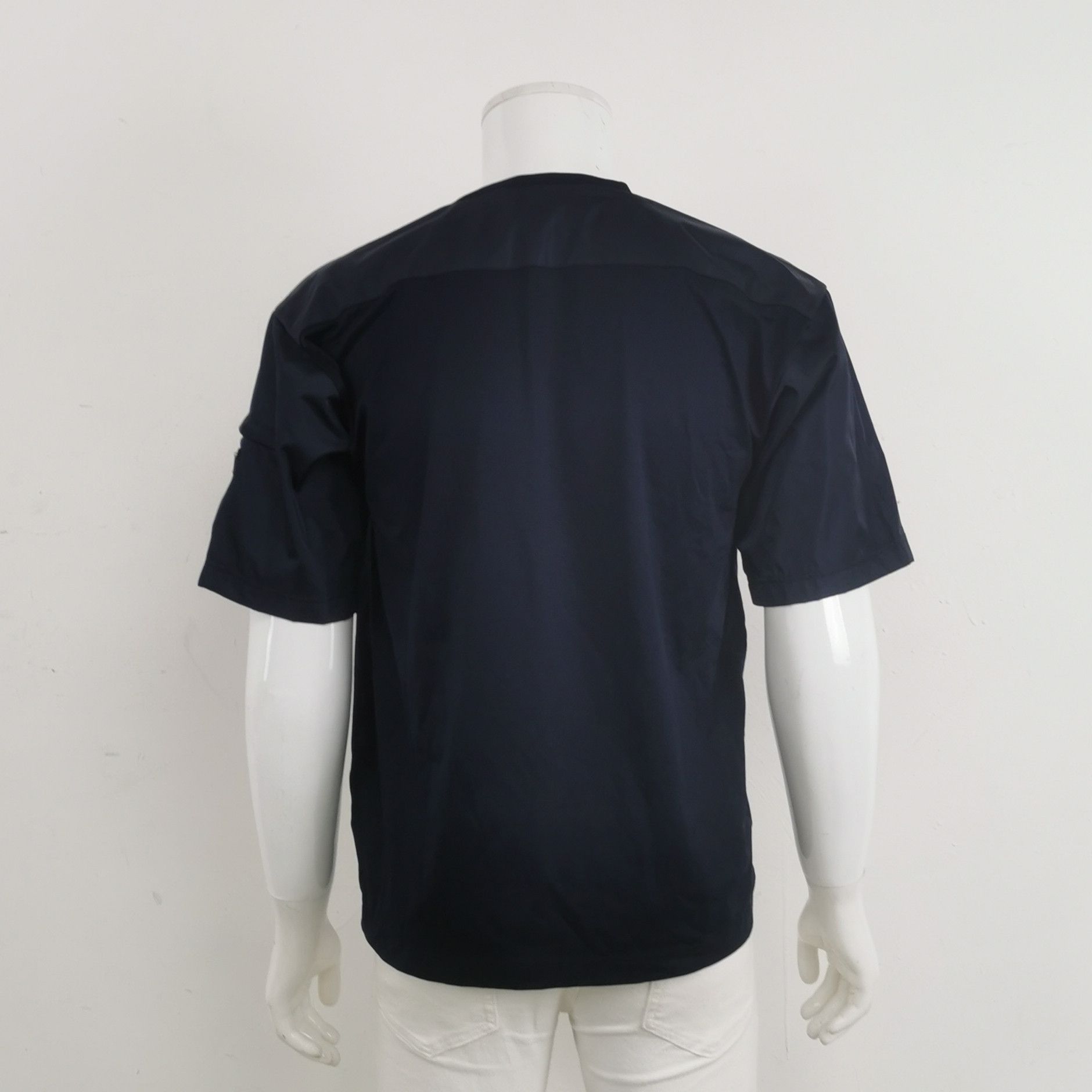 Prada Prada Cotton Solid Black T-Shirt L/52 Size US L / EU 52-54 / 3 - 3 Thumbnail