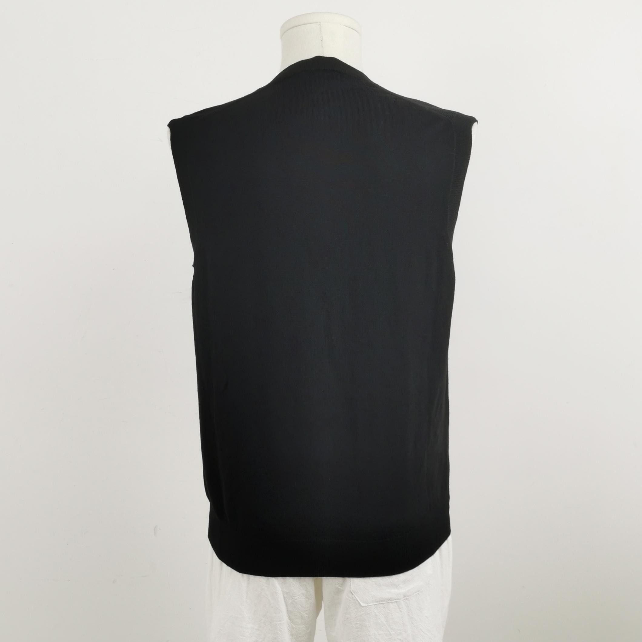 Prada Prada Wool Sleeveless V-Neck Solid Knit Top M Size US M / EU 48-50 / 2 - 5 Thumbnail