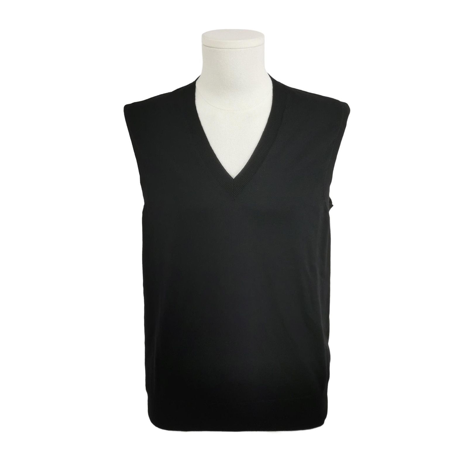 Prada Prada Wool Sleeveless V-Neck Solid Knit Top M Size US M / EU 48-50 / 2 - 2 Thumbnail