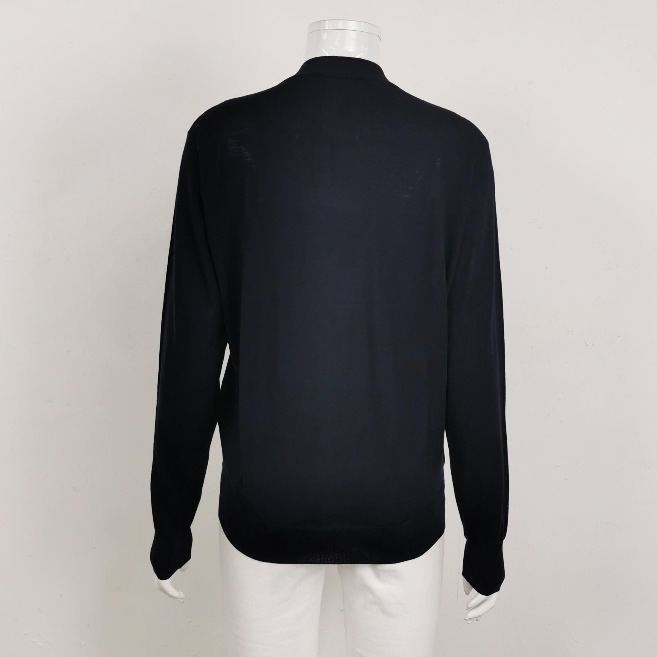 Prada Prada Wool V-Neck Single-Breasted Cardigan XXS Size XXS / US 00 / IT 34 - 4 Thumbnail