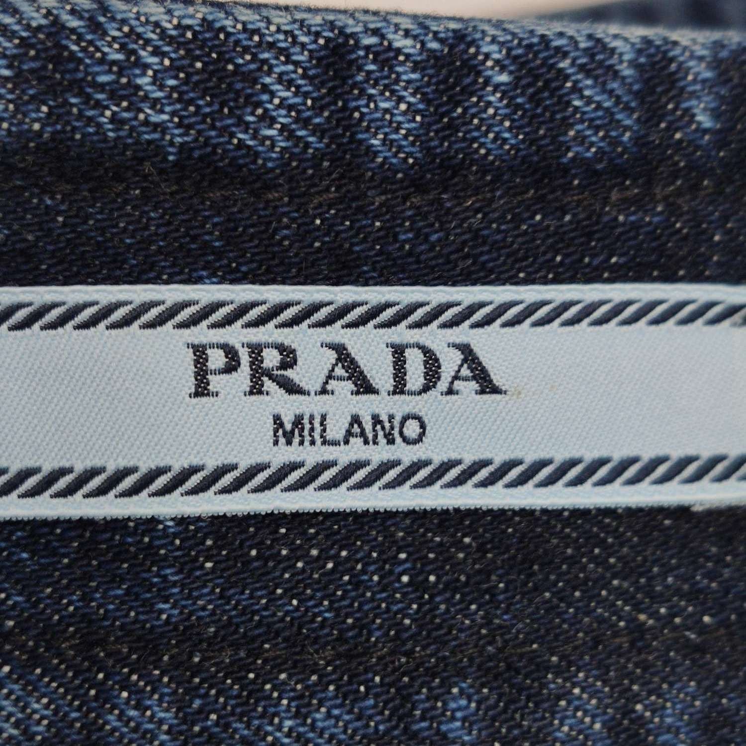 Prada Prada Cotton Solid Midi Skirt XS/38 Size 26" / US 2 / IT 38 - 6 Thumbnail