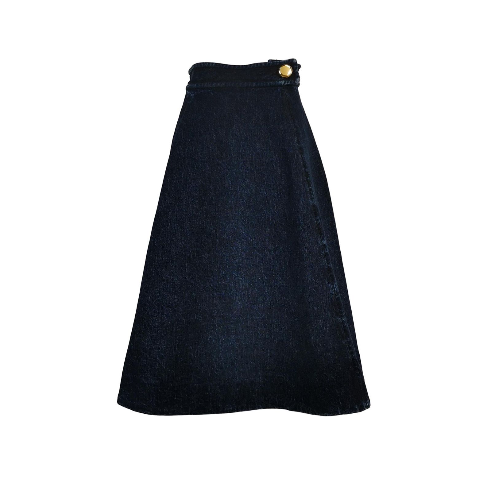 Prada Prada Cotton Solid Midi Skirt XS/38 Size 26" / US 2 / IT 38 - 2 Thumbnail