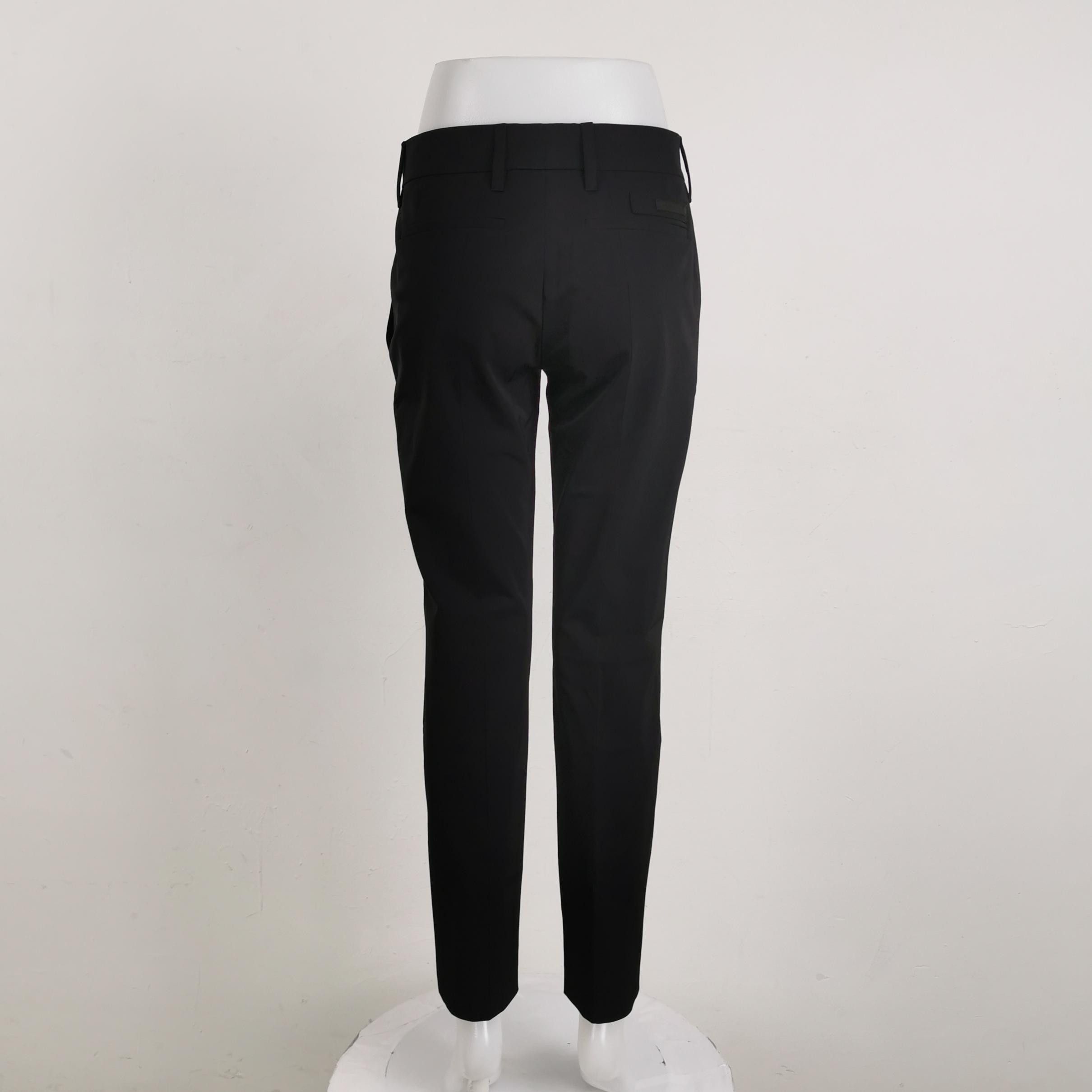 Prada Prada Solid Black Trousers XXS/36 Size 26" / US 2 / IT 38 - 3 Thumbnail