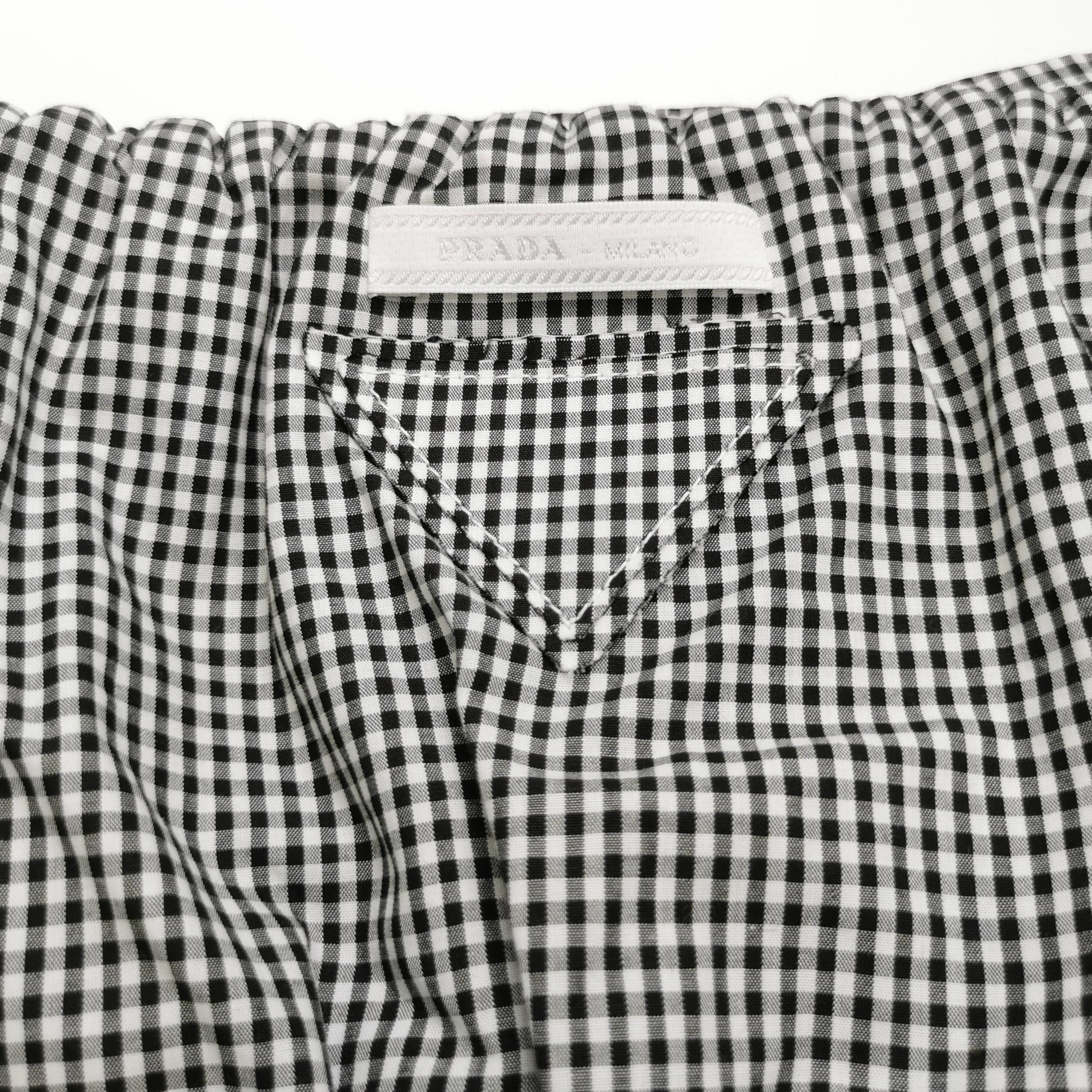 Prada Prada Cotton Color Block Strapless Tube Top Size S / US 4 / IT 40 - 5 Thumbnail