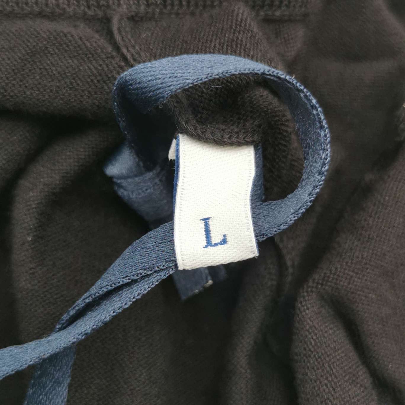 Moncler Moncler L Cotton Solid Collar Long-Sleeve Knit Size US L / EU 52-54 / 3 - 13 Thumbnail