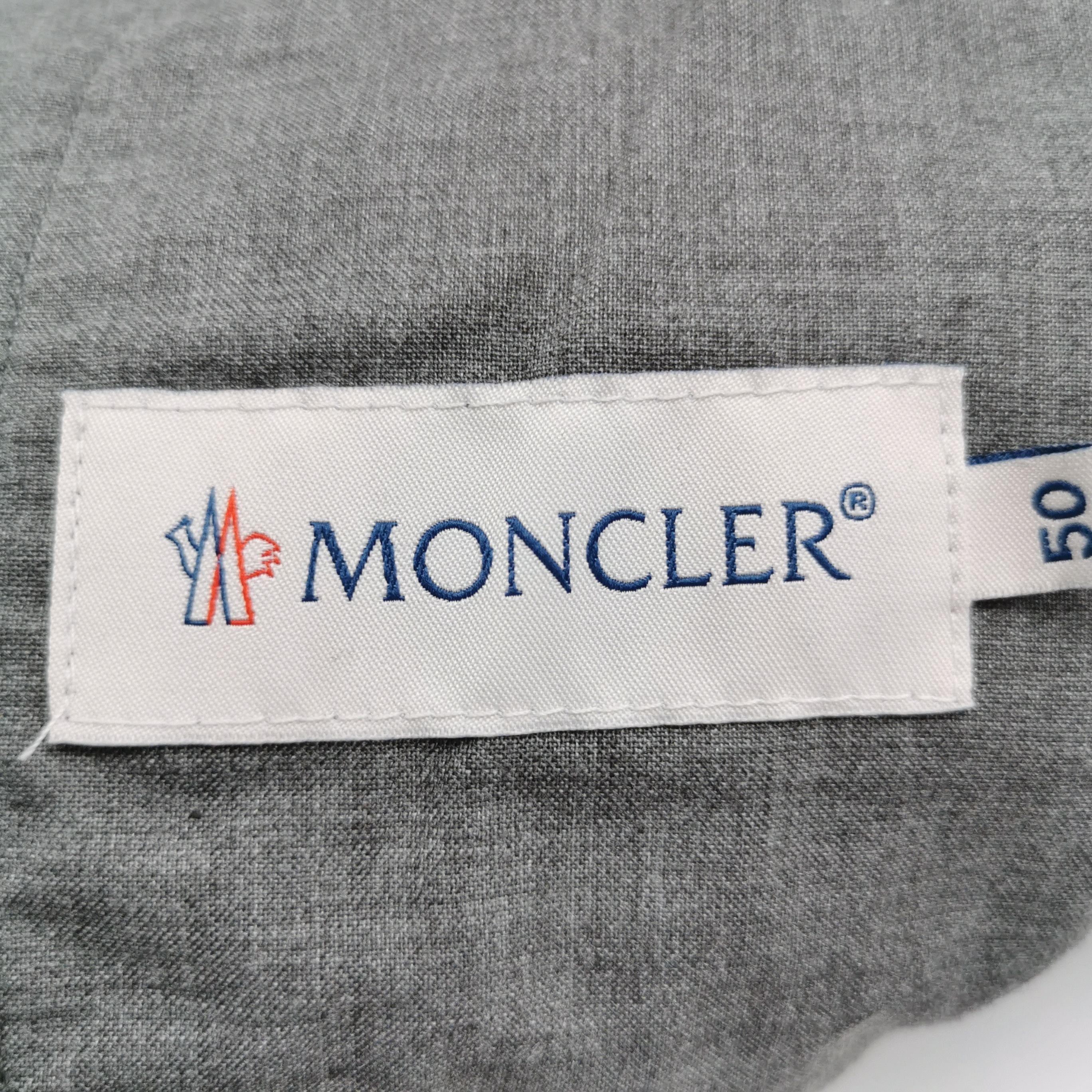 Moncler Moncler Unused Wool Solid Black Trousers L/50 Size US 34 / EU 50 - 11 Thumbnail