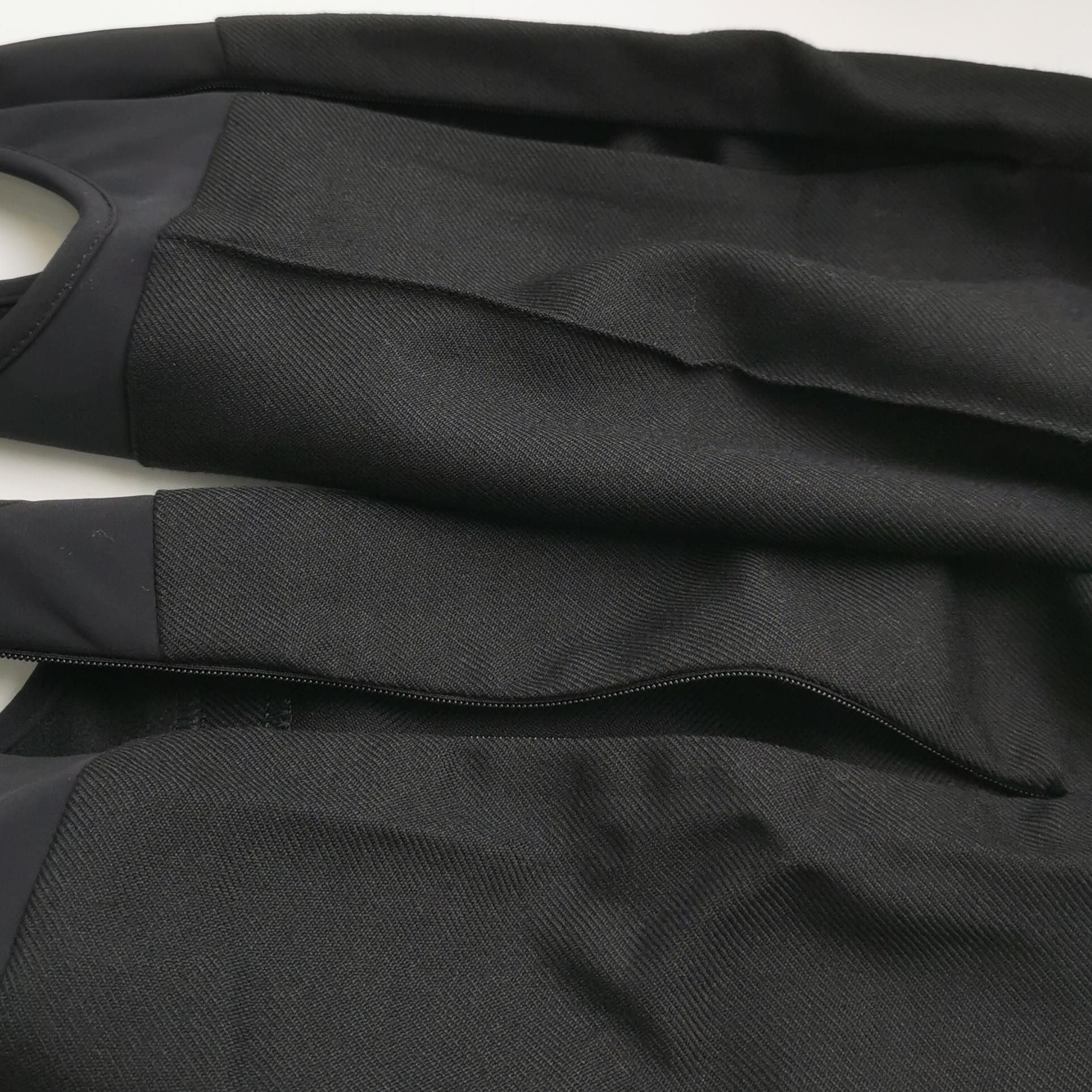 Moncler Moncler Unused Wool Solid Black Trousers L/50 Size US 34 / EU 50 - 8 Thumbnail