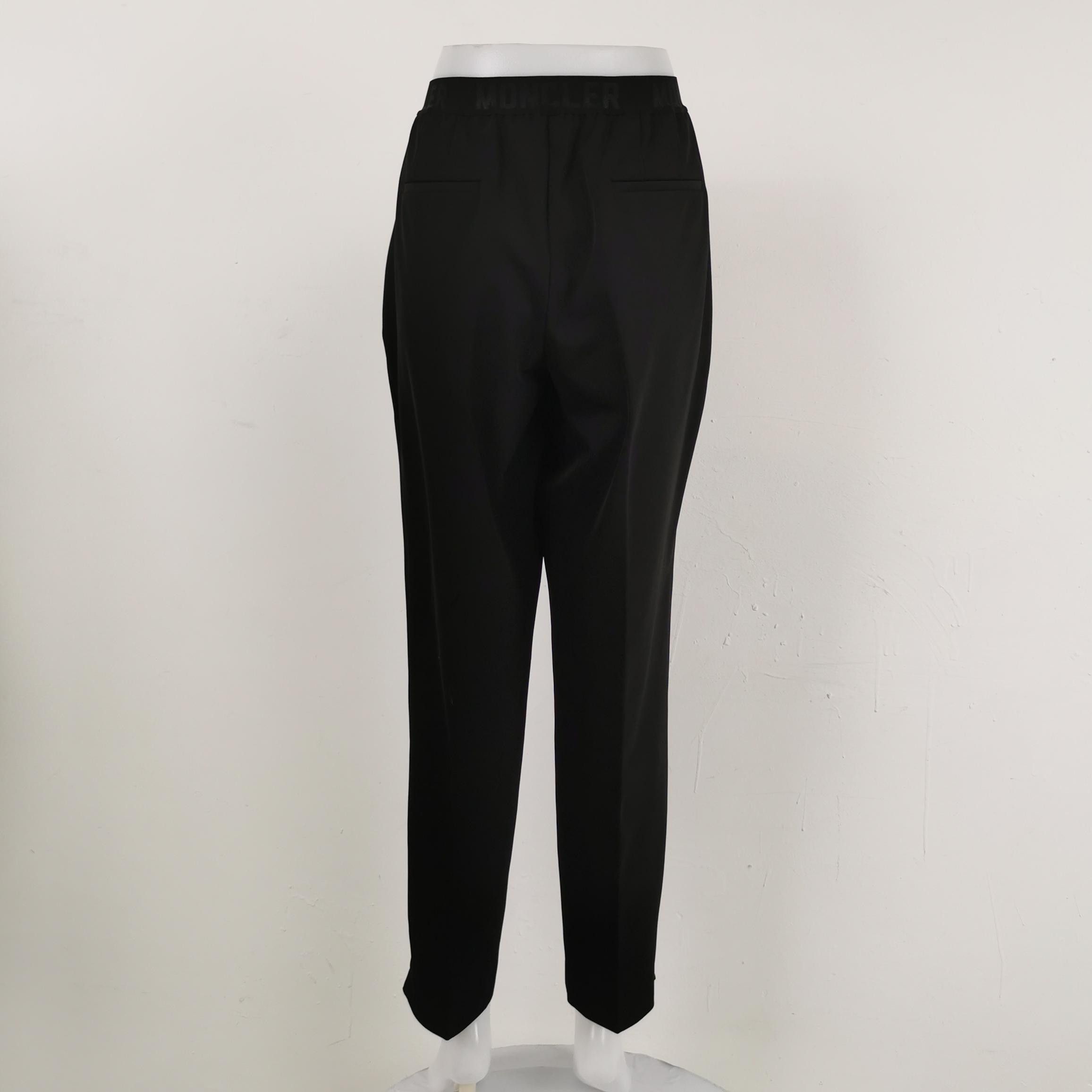 Moncler Moncler Solid Straight-Leg Trousers Size L Size US 38 / EU 54 - 3 Thumbnail