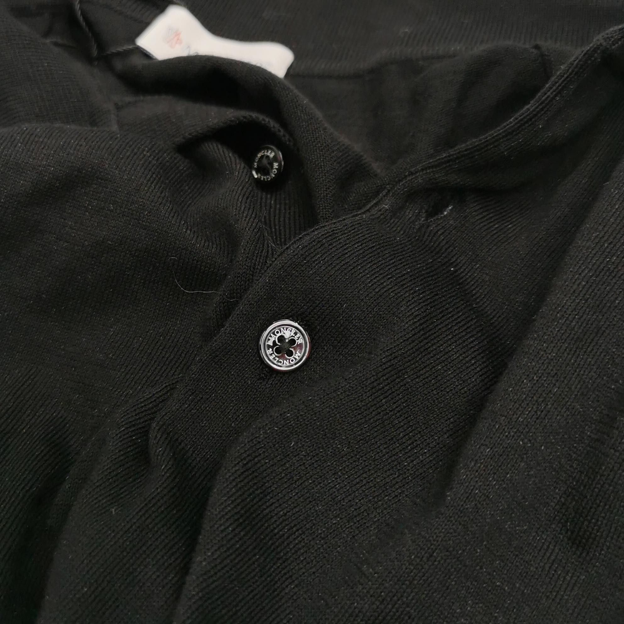 Moncler Moncler XL Cotton Solid Lapel Long-Sleeve Knit Size US XL / EU 56 / 4 - 6 Thumbnail