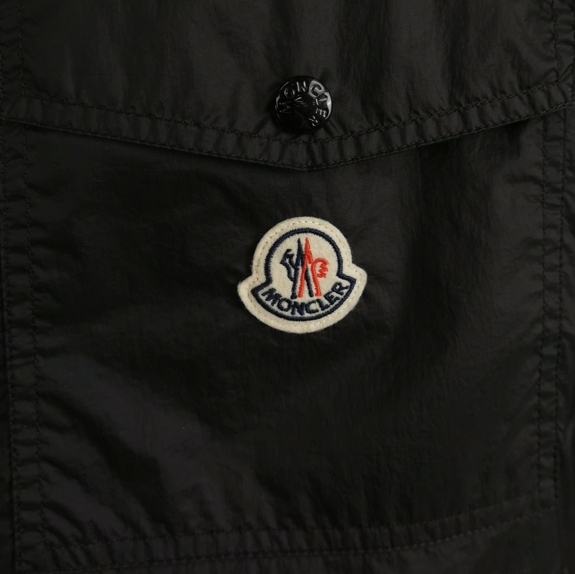 Moncler Moncler Solid Color Hooded Jacket XL Size US XL / EU 56 / 4 - 5 Thumbnail