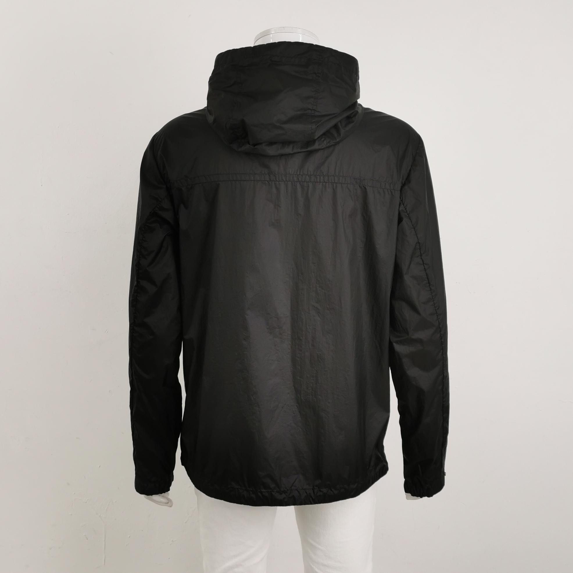 Moncler Moncler Solid Color Hooded Jacket XL Size US XL / EU 56 / 4 - 4 Thumbnail