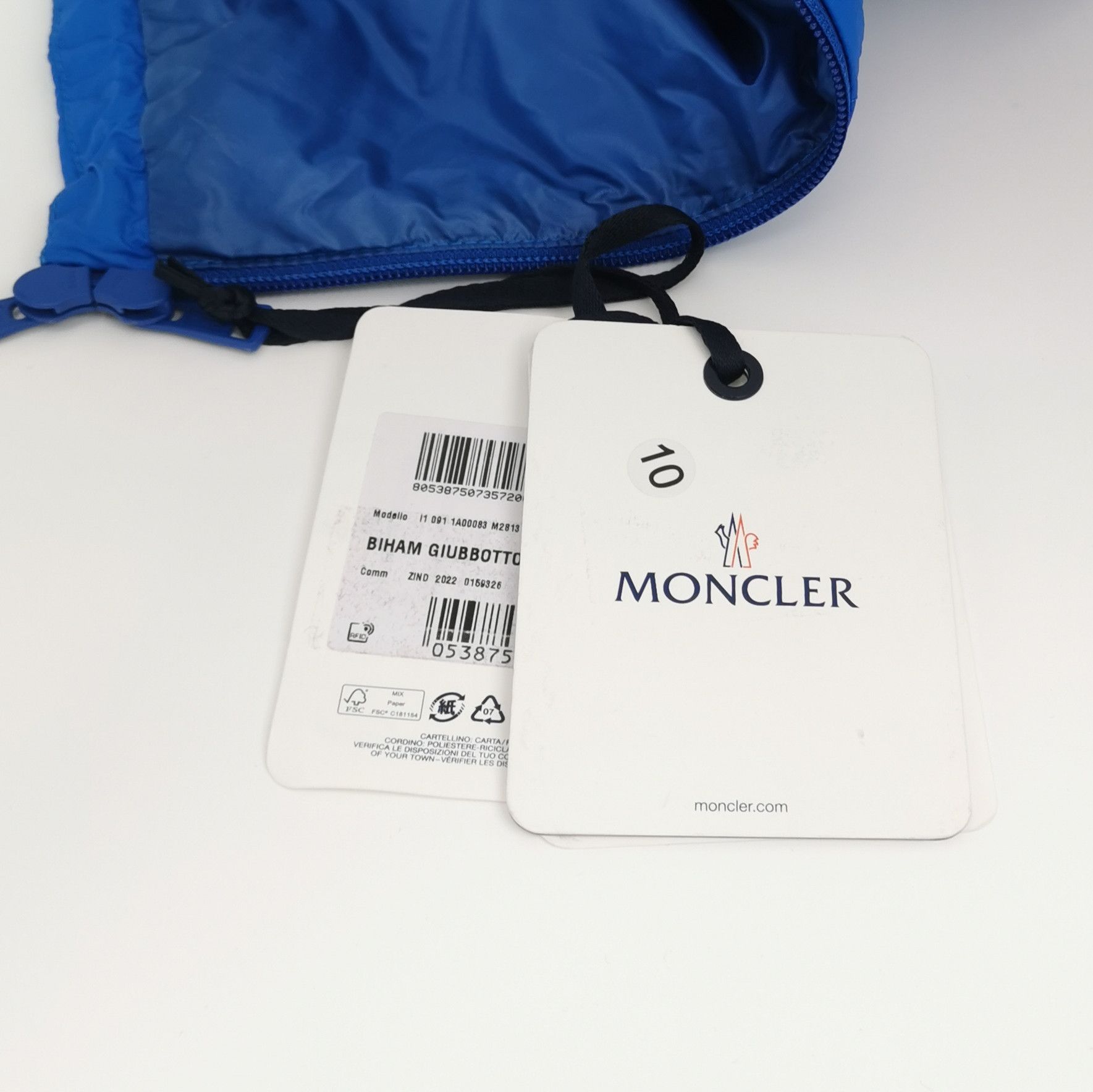 Moncler Moncler Solid Zip-Up Puffer Jacket M Size US M / EU 48-50 / 2 - 8 Thumbnail