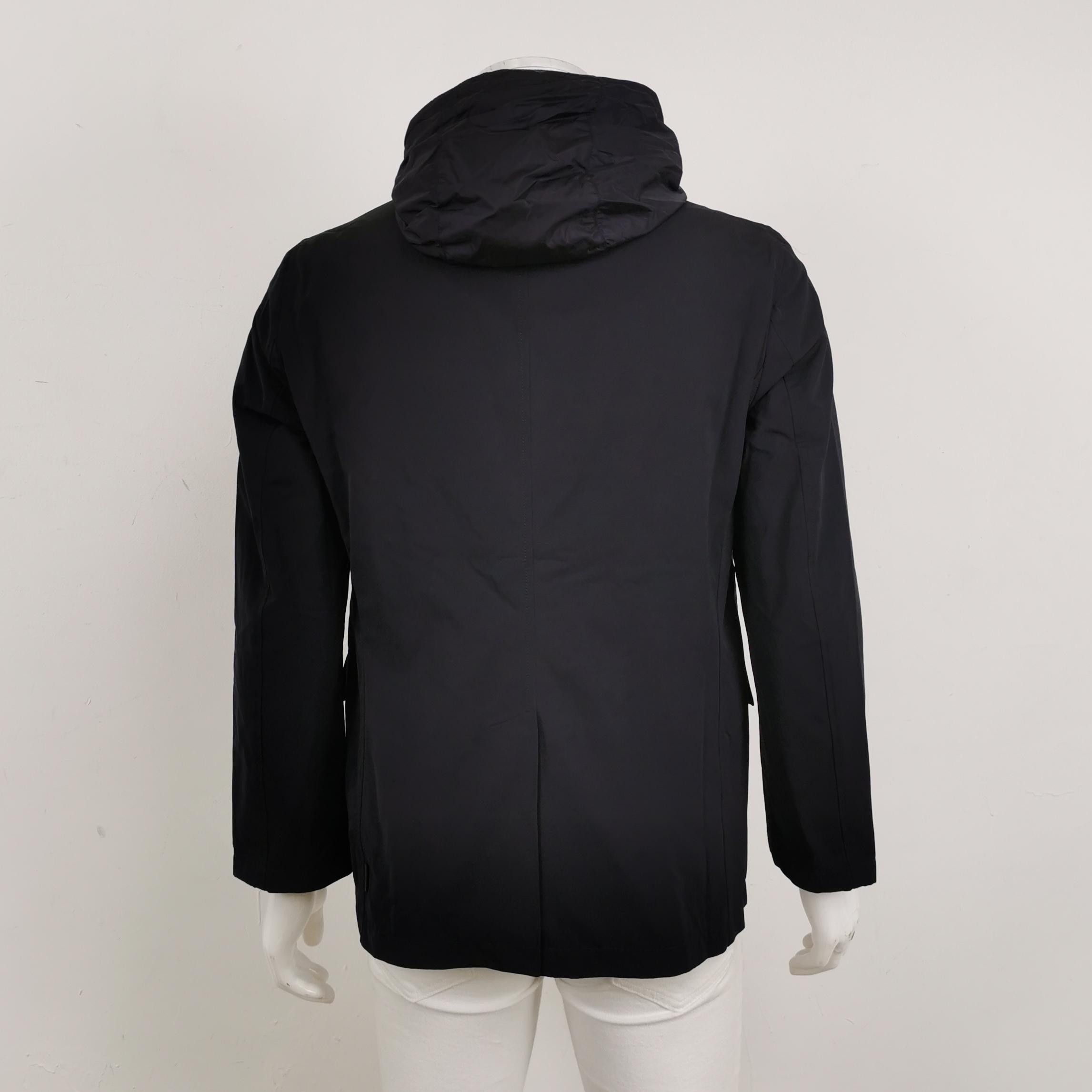 Moncler Moncler M Size Solid Cotton Hooded Jacket Size US M / EU 48-50 / 2 - 3 Thumbnail