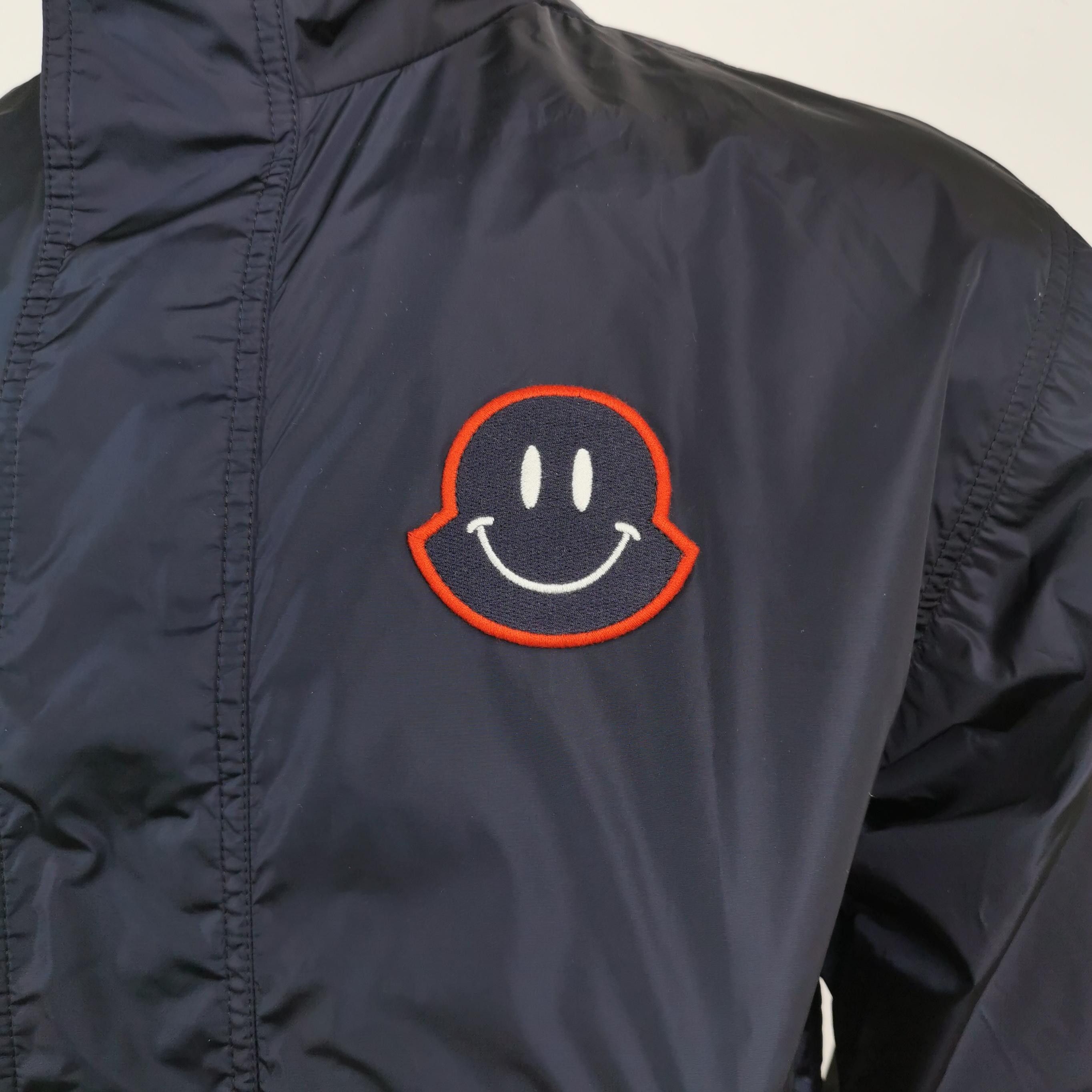 Moncler Moncler Smiley Embroidered Hooded Jacket Size M Size US M / EU 48-50 / 2 - 5 Thumbnail