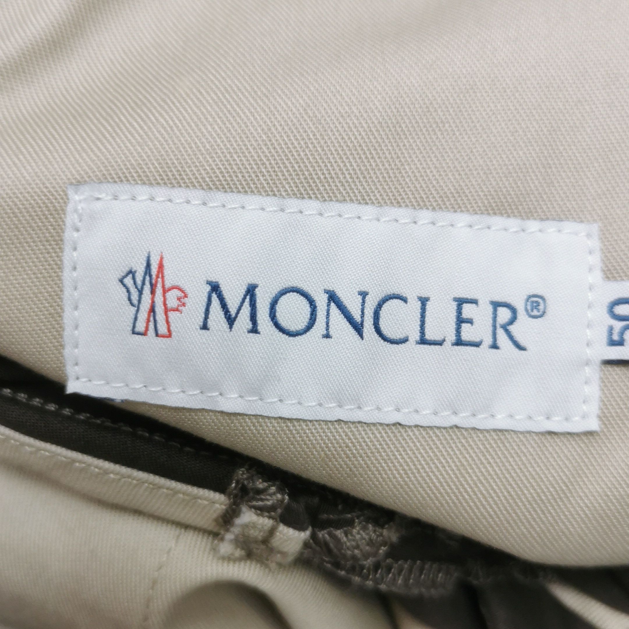 Moncler Moncler Brown Cotton Solid Straight Pants L/50 Size US 34 / EU 50 - 8 Thumbnail