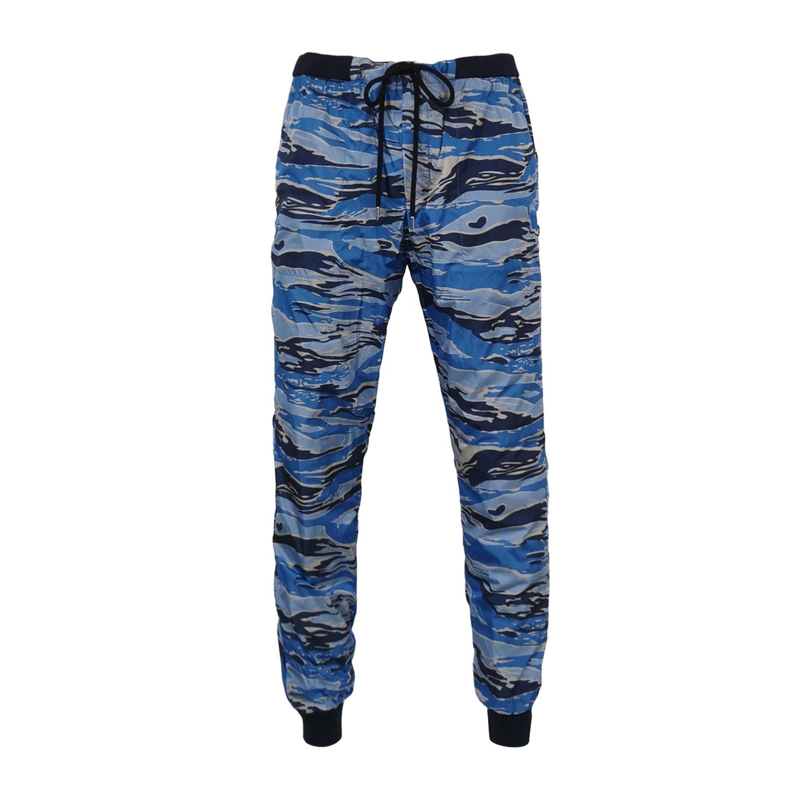 Moncler Moncler Blue Camo Print L/50 Track Pants Size US 34 / EU 50 - 2 Thumbnail