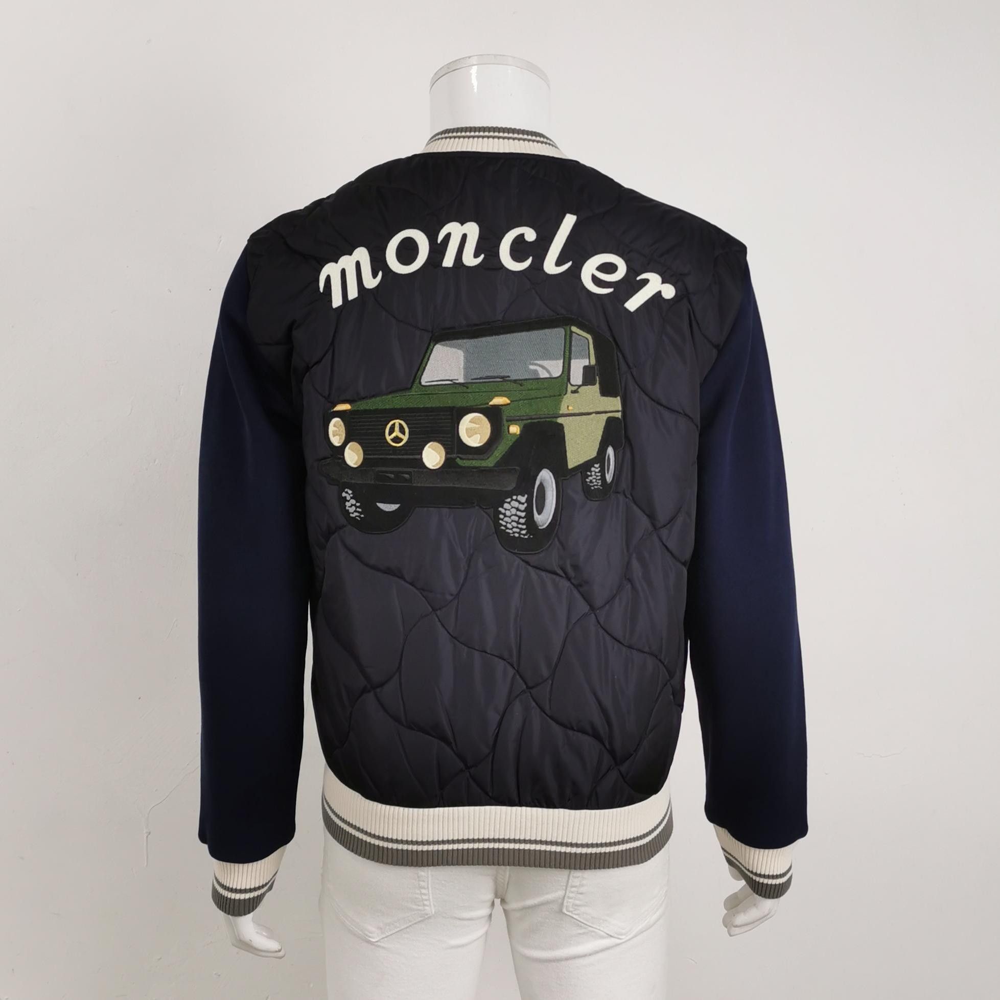 Moncler Moncler S Size Cotton Logo Cardigan Navy Size US S / EU 44-46 / 1 - 4 Thumbnail