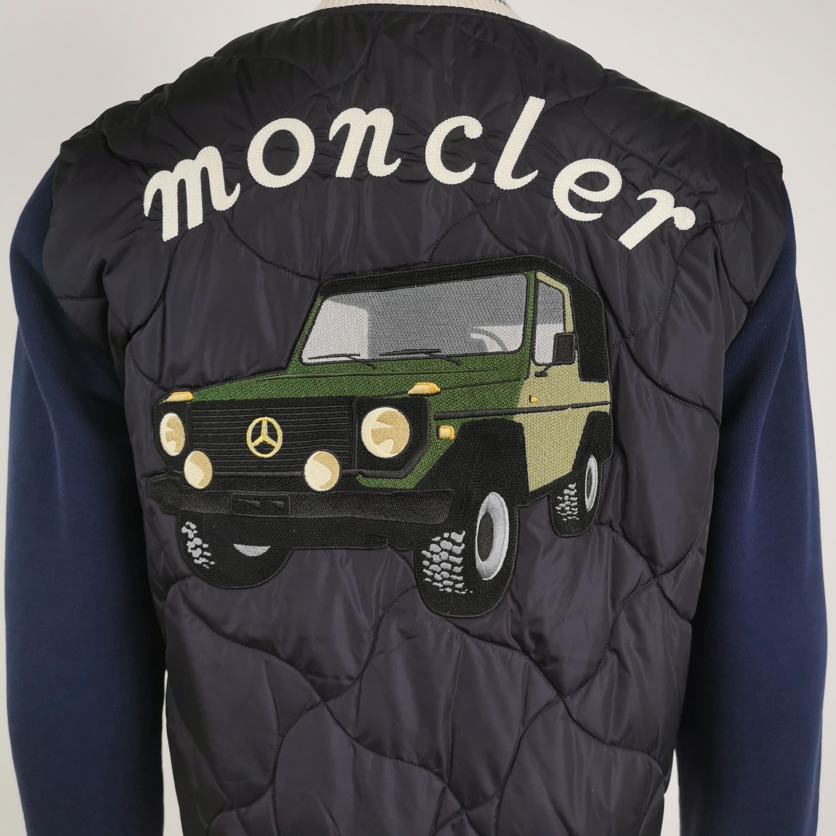 Moncler Moncler S Size Cotton Logo Cardigan Navy Size US S / EU 44-46 / 1 - 7 Thumbnail