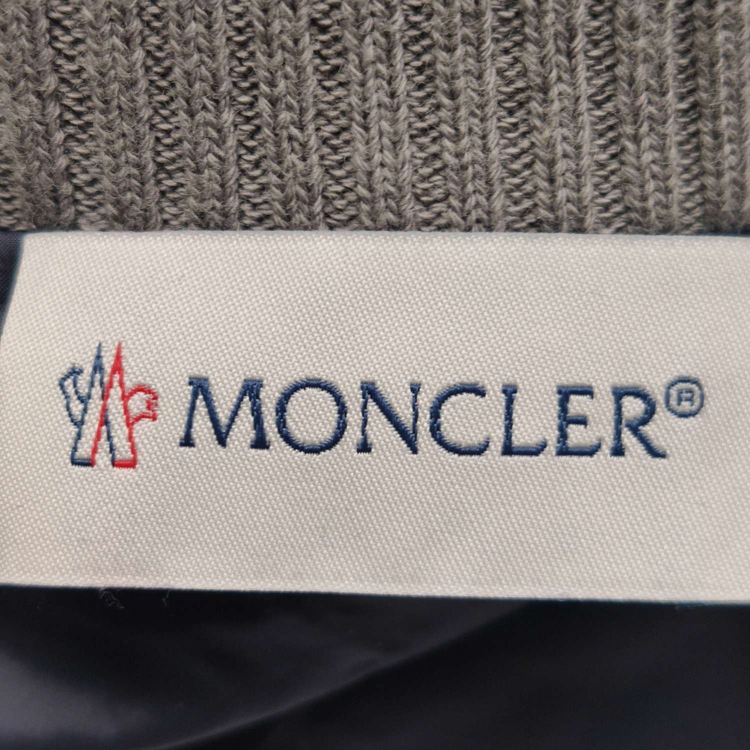 Moncler Moncler S Size Cotton Logo Cardigan Navy Size US S / EU 44-46 / 1 - 14 Thumbnail