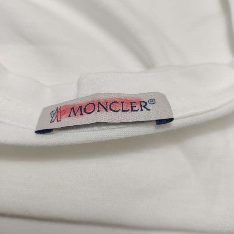 Moncler Moncler M Size Cotton Solid Crew Neck T-Shirt Size US M / EU 48-50 / 2 - 9 Thumbnail