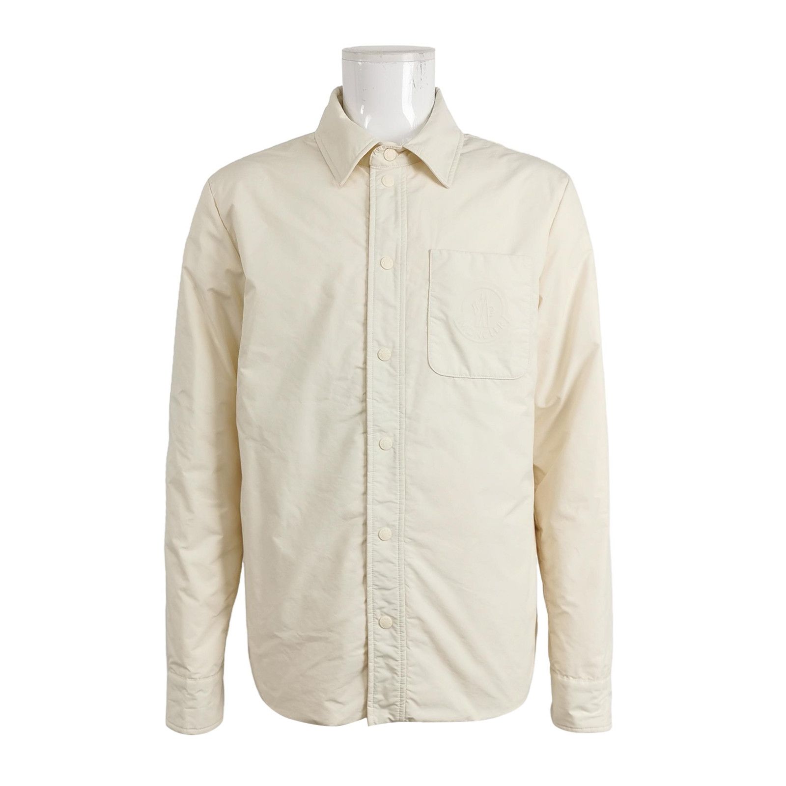 Moncler Moncler XL Cotton Solid Lapel Single-Breasted Down Jacket Size US XL / EU 56 / 4 - 2 Thumbnail