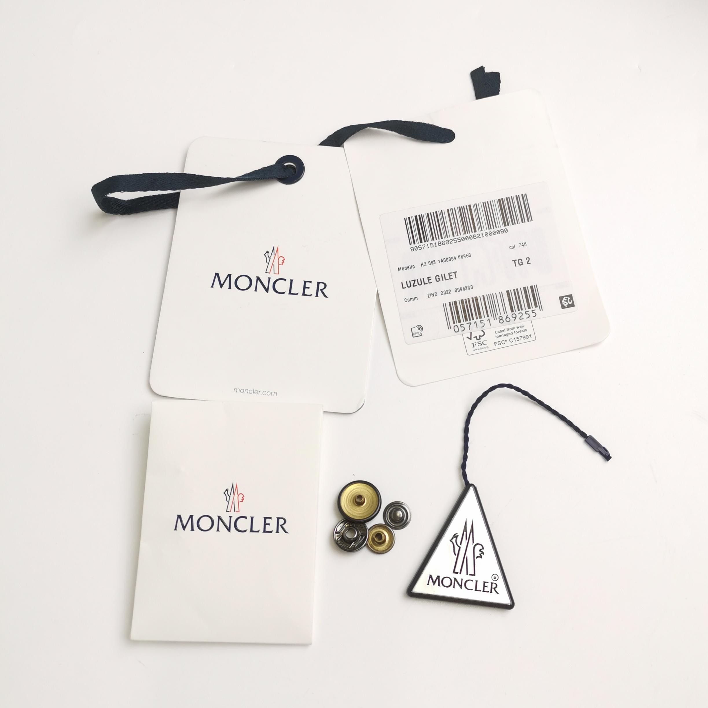 Moncler Moncler Blue Quilted Logo Vest Size M Size US M / EU 48-50 / 2 - 7 Thumbnail