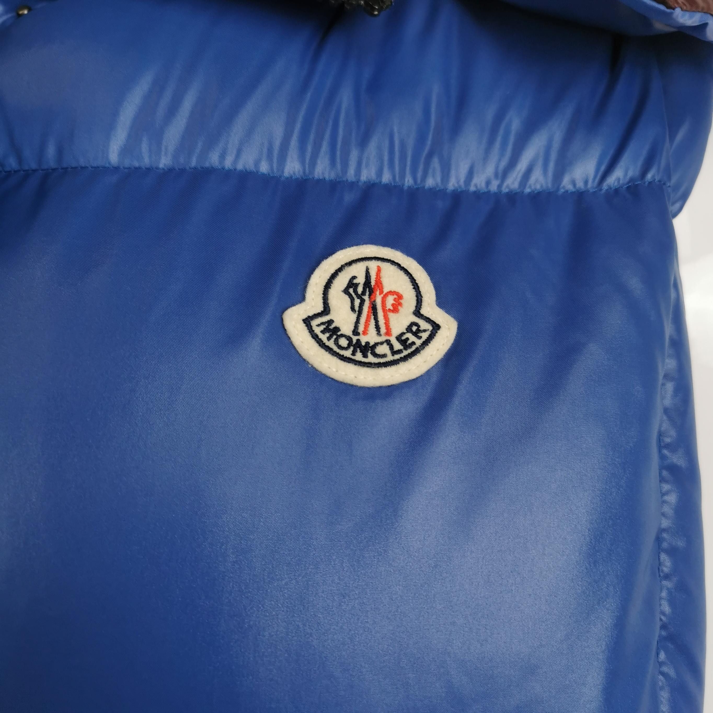 Moncler Moncler Blue Quilted Logo Vest Size M Size US M / EU 48-50 / 2 - 5 Thumbnail