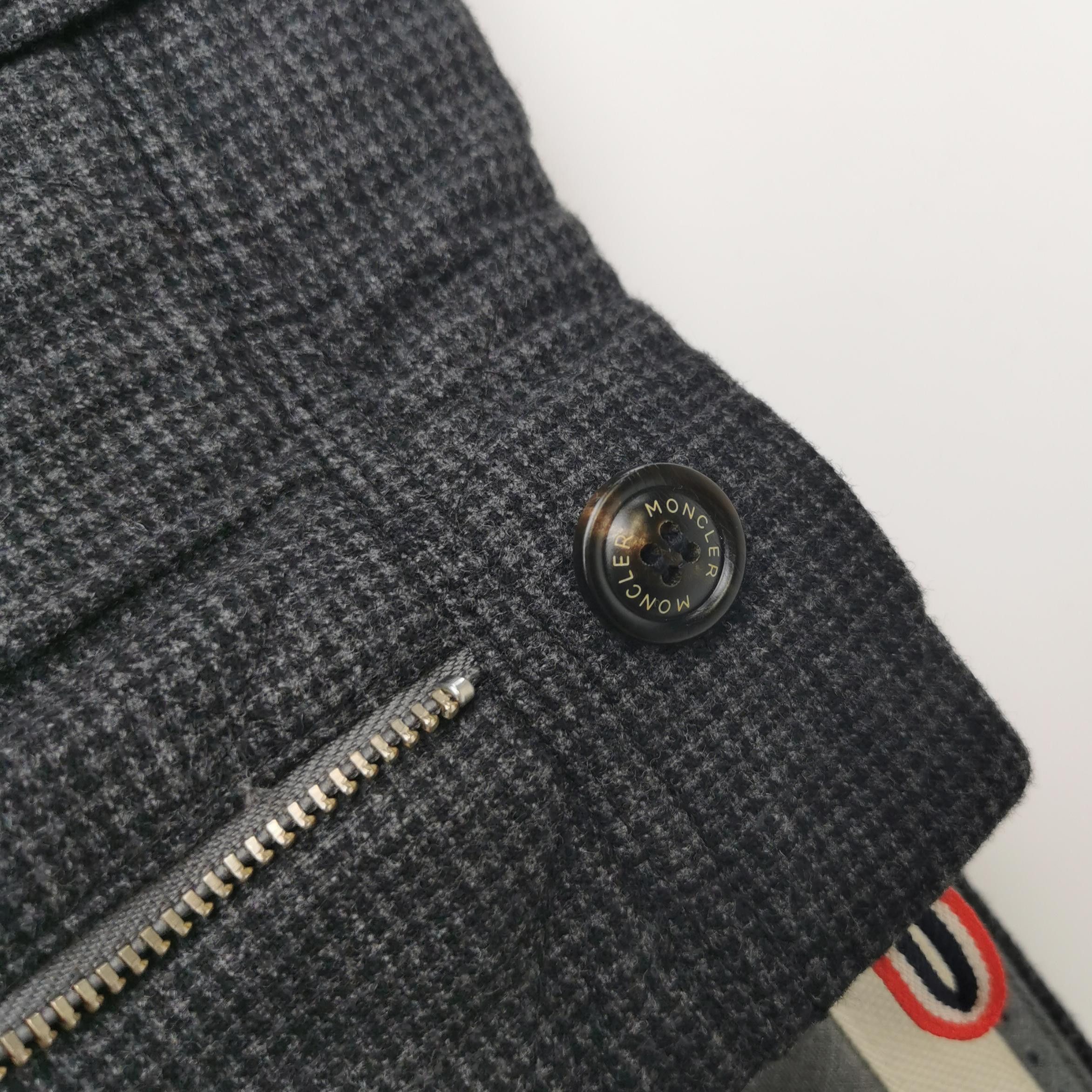 Moncler Moncler Wool Quilted Buttoned Pants Size L/50 Size US 34 / EU 50 - 6 Thumbnail