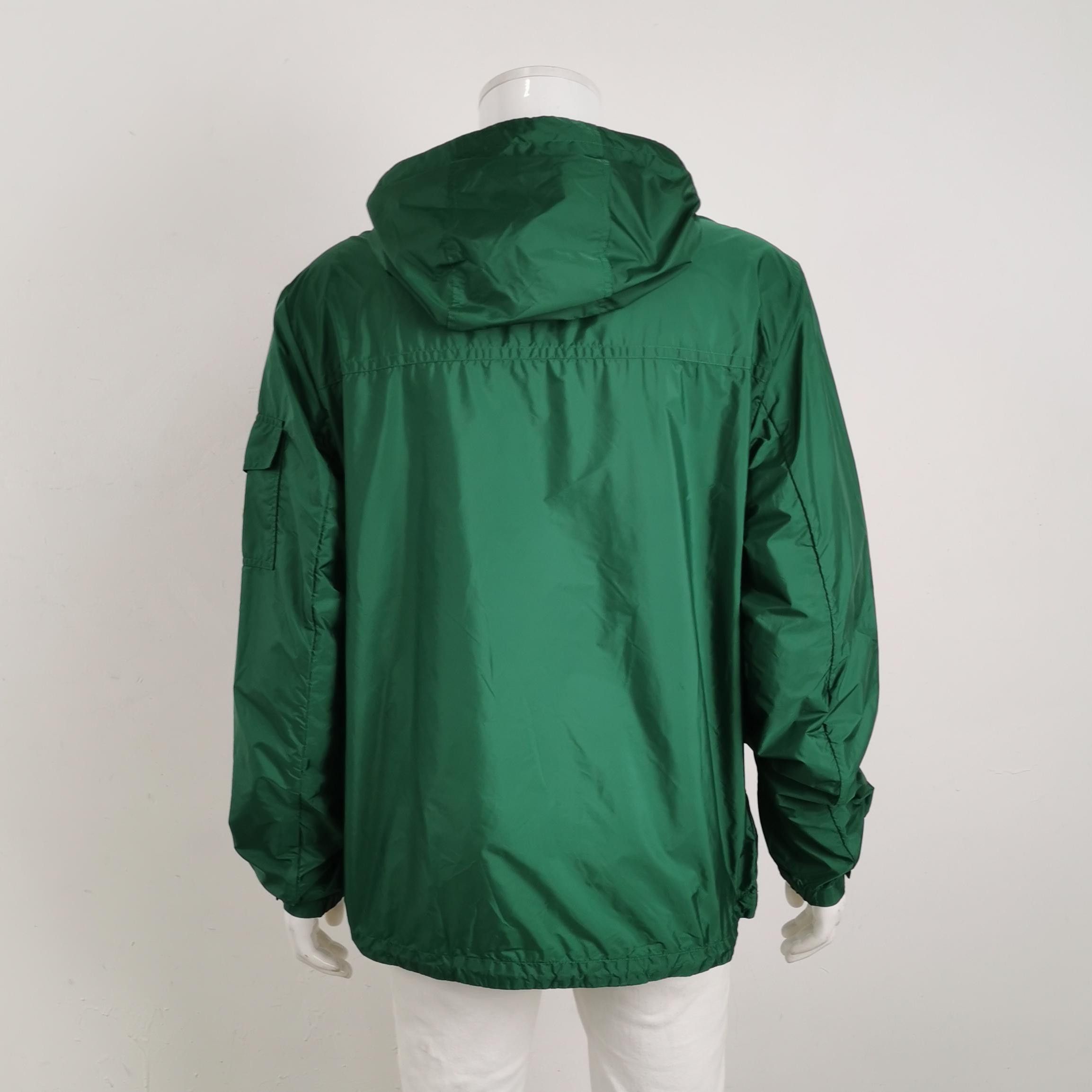 Moncler Moncler Green Solid Hooded Jacket XXL Size US XXL / EU 58 / 5 - 4 Thumbnail