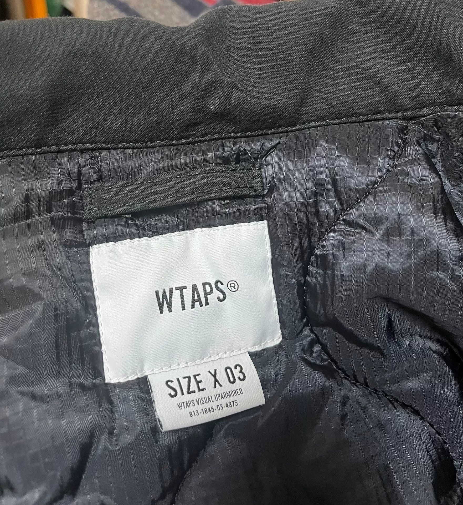 Wtaps Wtaps 17aw A1 Cotton Jacket Black L Size US L / EU 52-54 / 3 - 4 Thumbnail