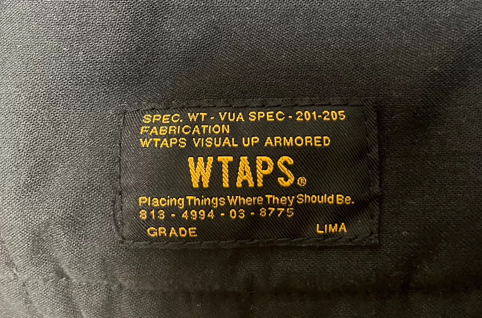 Wtaps Wtaps 17aw A1 Cotton Jacket Black L Size US L / EU 52-54 / 3 - 8 Thumbnail