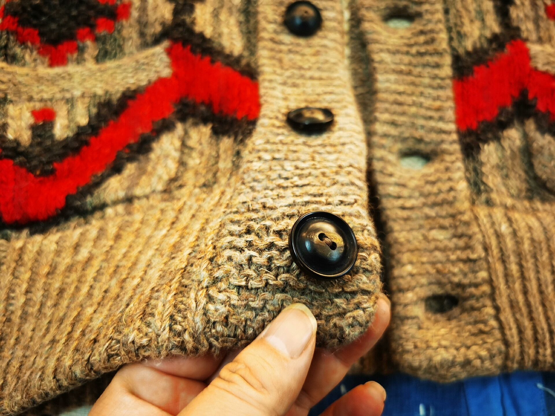 RRL Ralph Lauren Double RL Navajo Print Cardigan Sweater Size US M / EU 48-50 / 2 - 3 Thumbnail