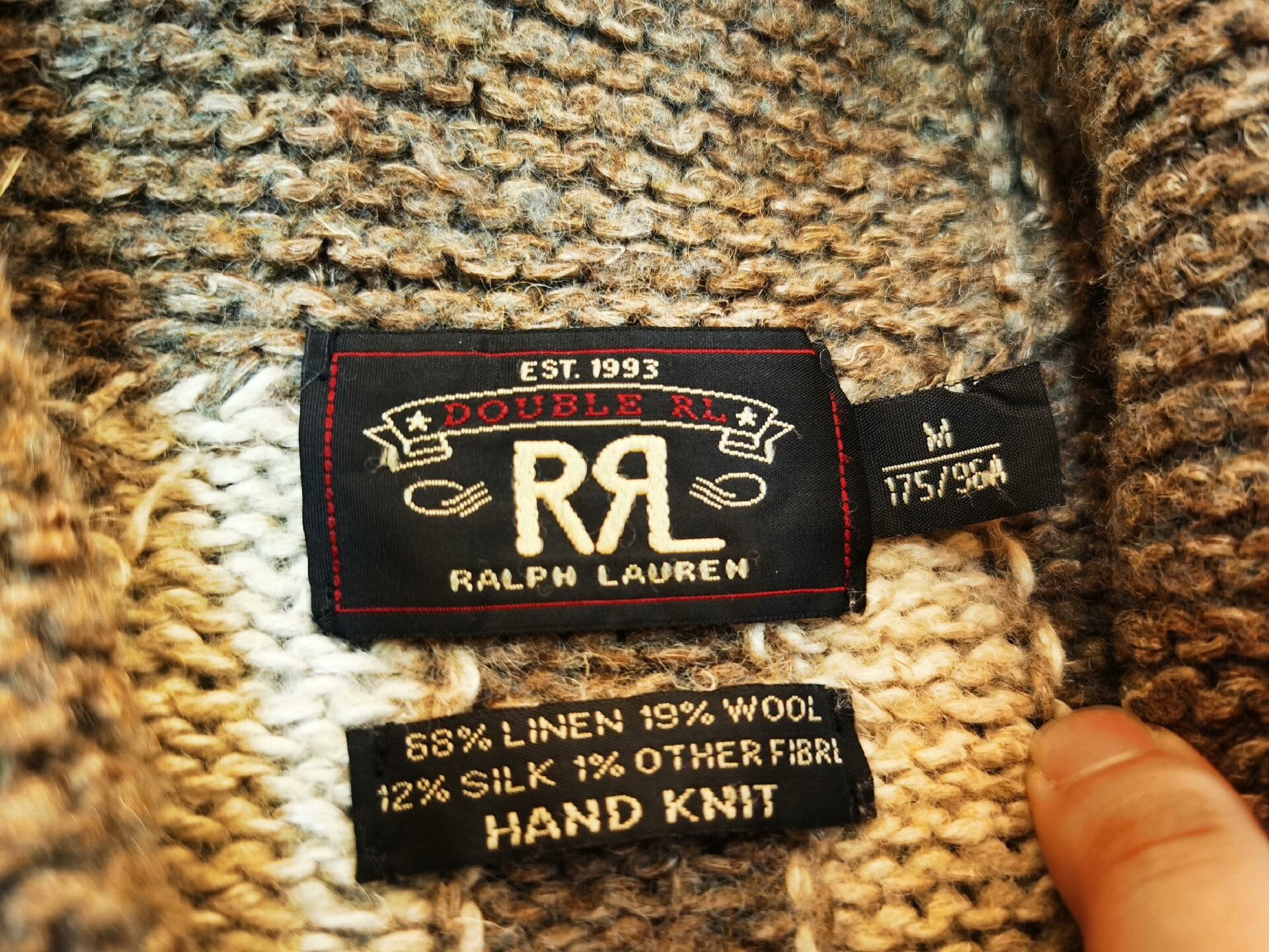 RRL Ralph Lauren Double RL Navajo Print Cardigan Sweater Size US M / EU 48-50 / 2 - 2 Thumbnail