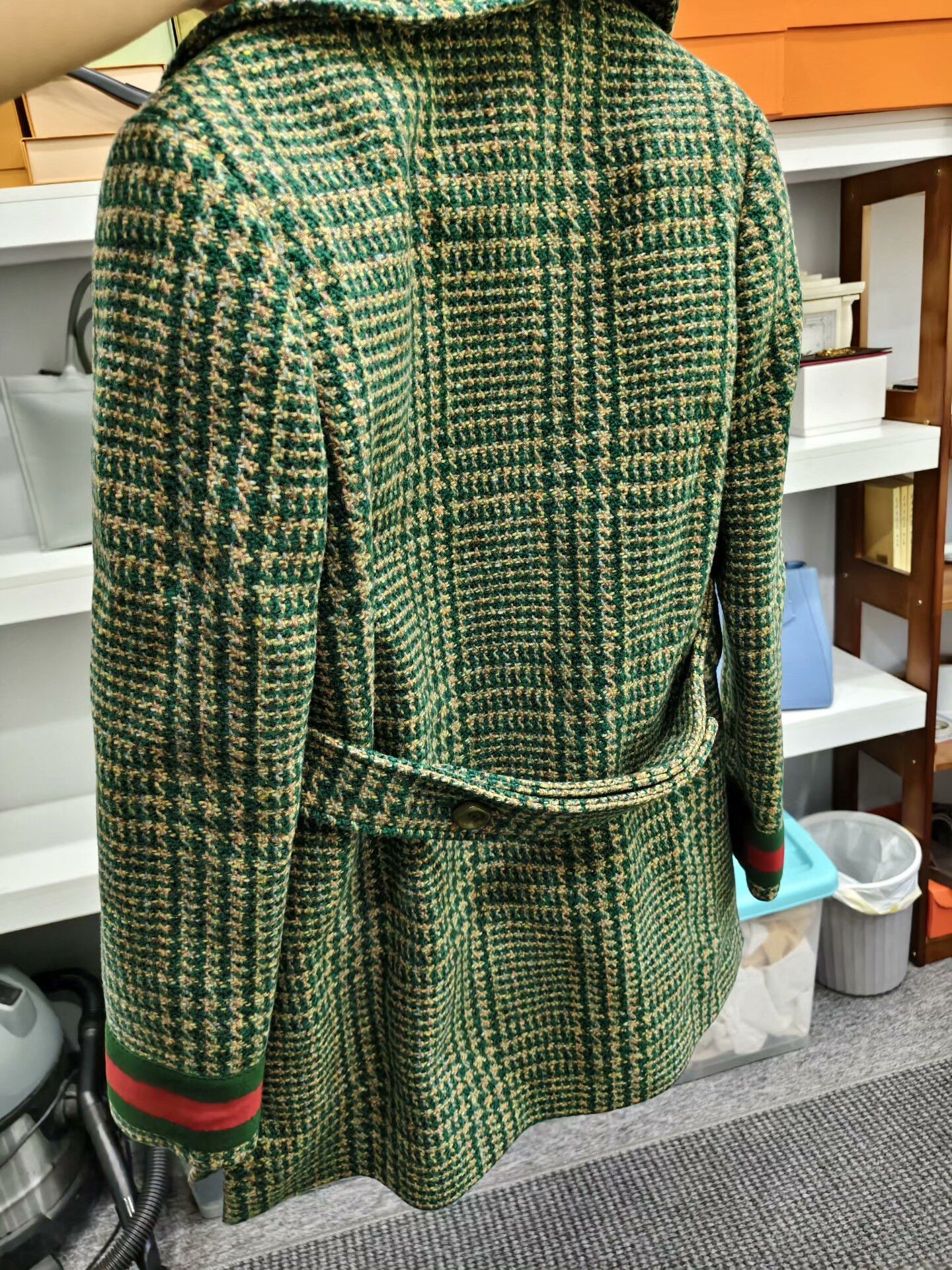 Gucci Gucci Wool Tweed Button Short Coat Size US S / EU 44-46 / 1 - 2 Thumbnail