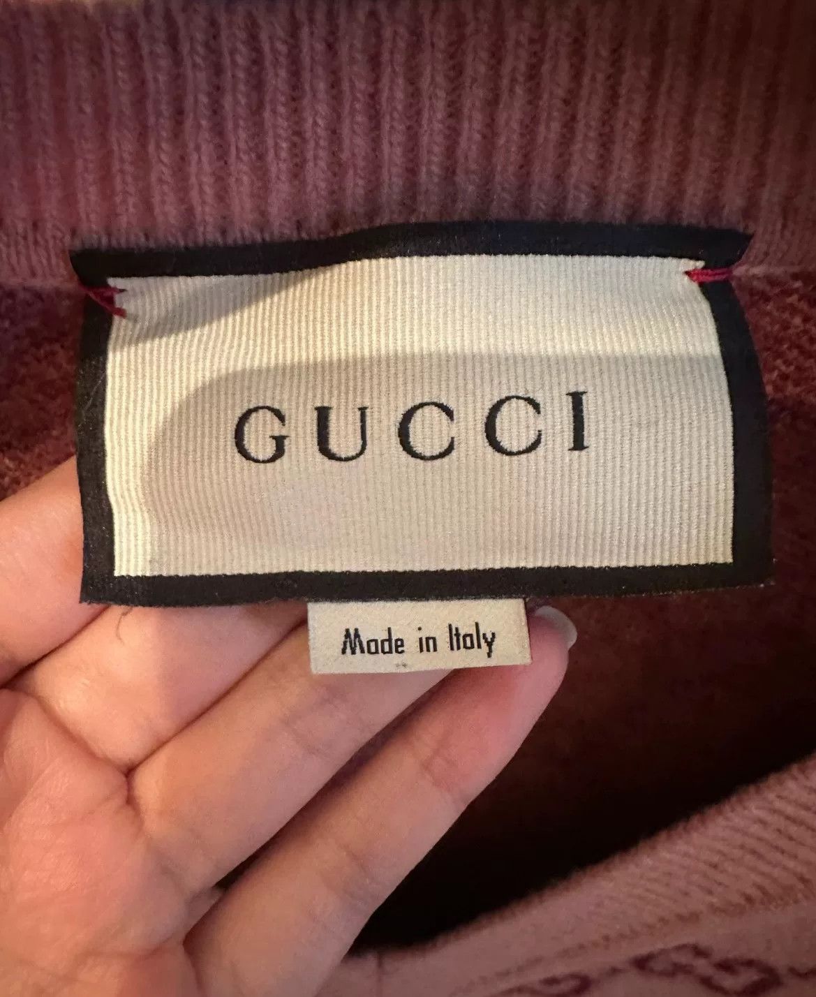 Gucci Gucci Logo Knit Cashmere Sweater S Size US S / EU 44-46 / 1 - 3 Thumbnail