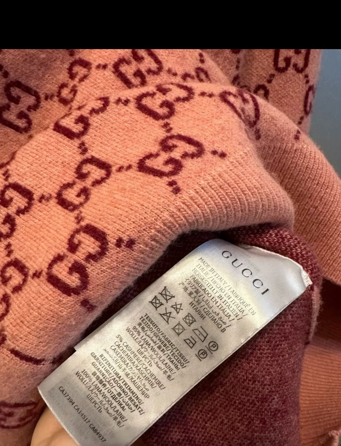 Gucci Gucci Logo Knit Cashmere Sweater S Size US S / EU 44-46 / 1 - 4 Thumbnail