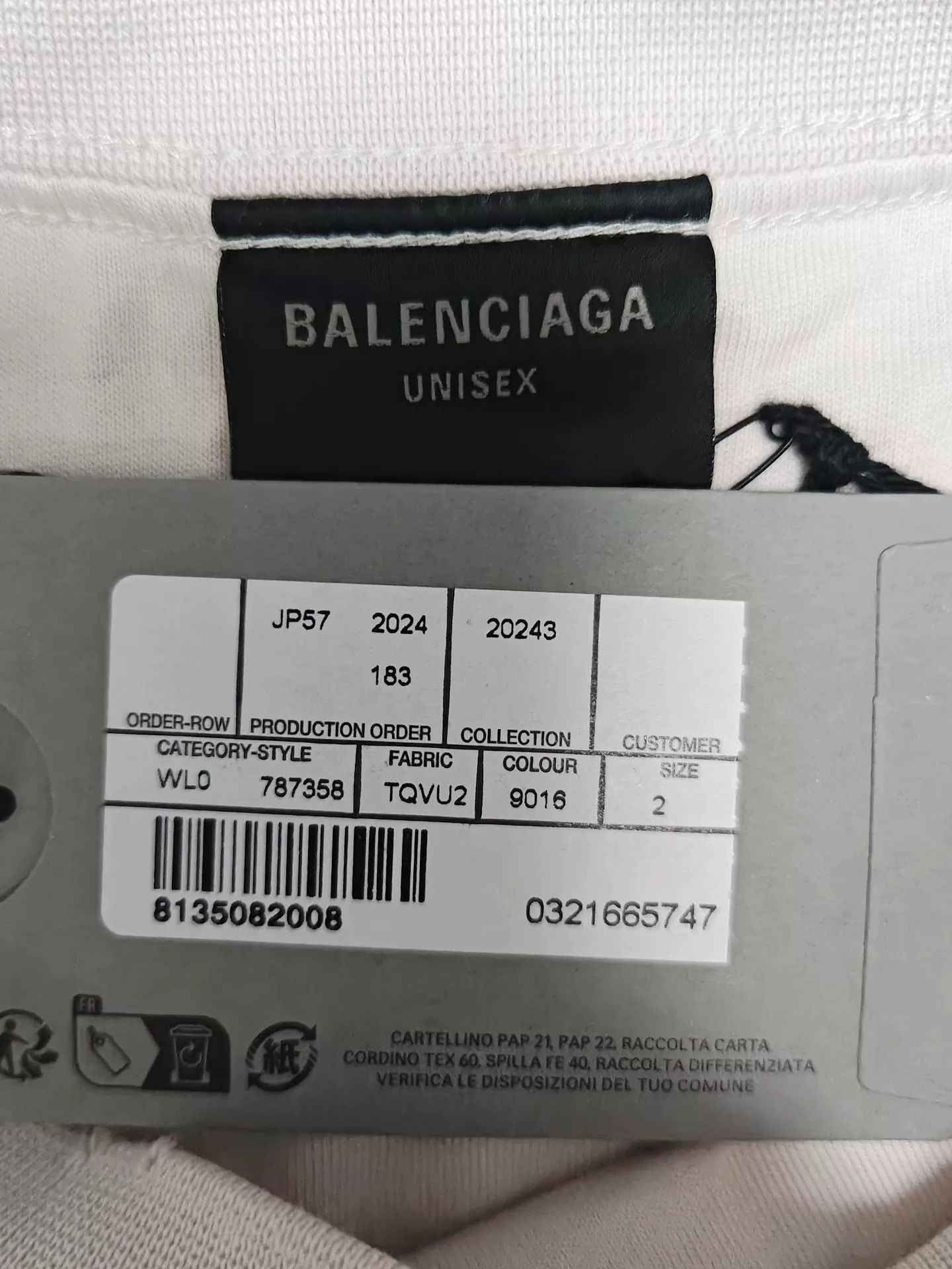 Balenciaga Balenciaga Internal Use Only Reversed Tee Size US M / EU 48-50 / 2 - 6 Thumbnail