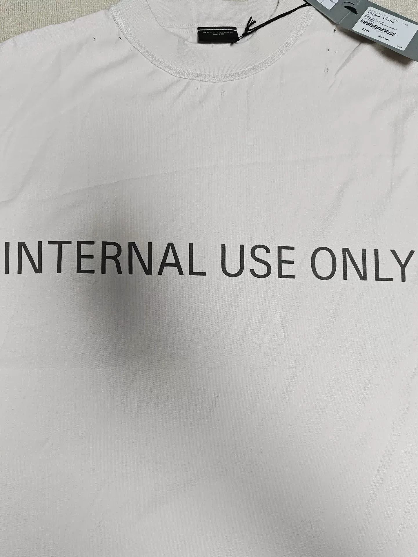 Balenciaga Balenciaga Internal Use Only Reversed Tee Size US M / EU 48-50 / 2 - 4 Thumbnail