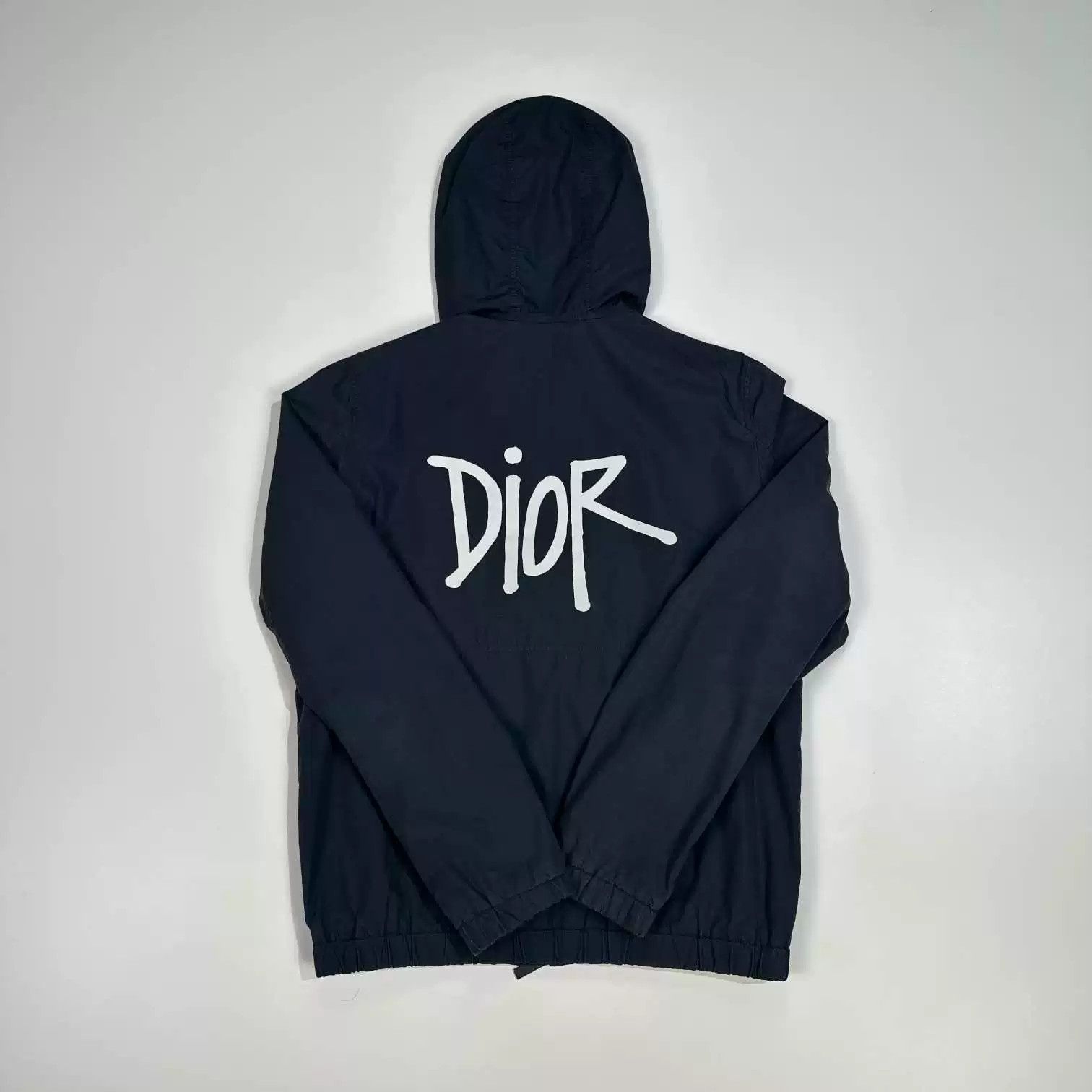 Dior Dior Logo Embroidered Hooded Jacket Size US XL / EU 56 / 4 - 2 Thumbnail