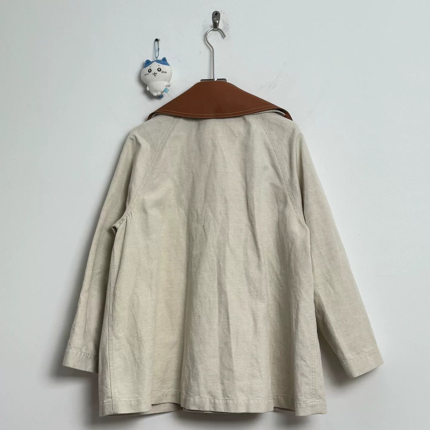 Loewe Loewe Linen Leather Patch Coat Size US XS / EU 42 / 0 - 3 Thumbnail