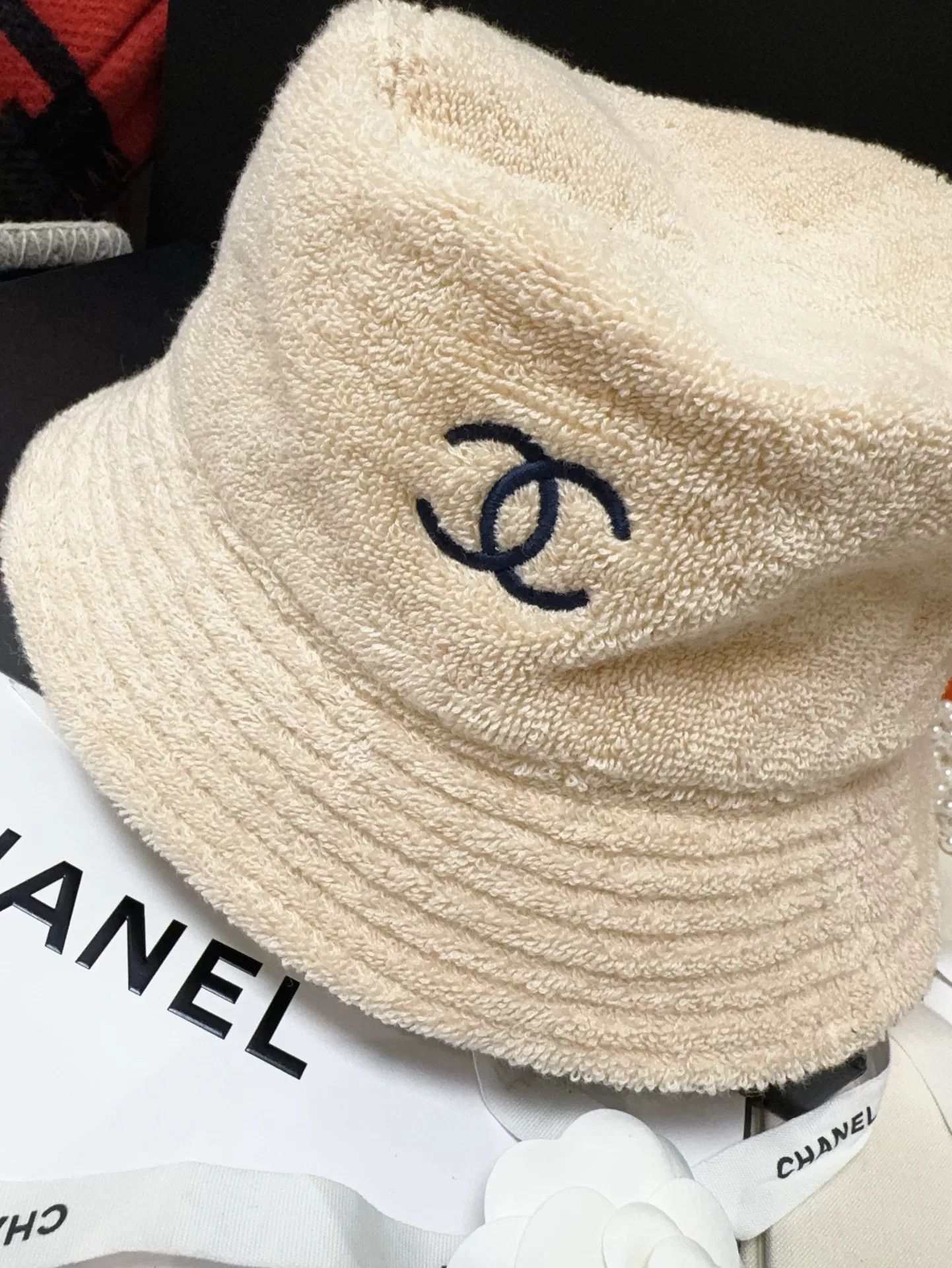 Chanel chanel classic khaki blue fisherman's hat Size ONE SIZE - 4 Thumbnail