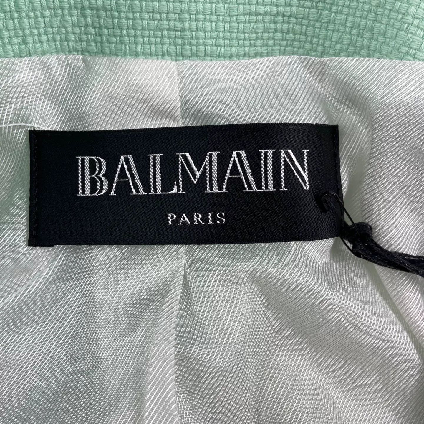 Balmain green double-breasted blazer by balmain Size US S / EU 44-46 / 1 - 6 Thumbnail