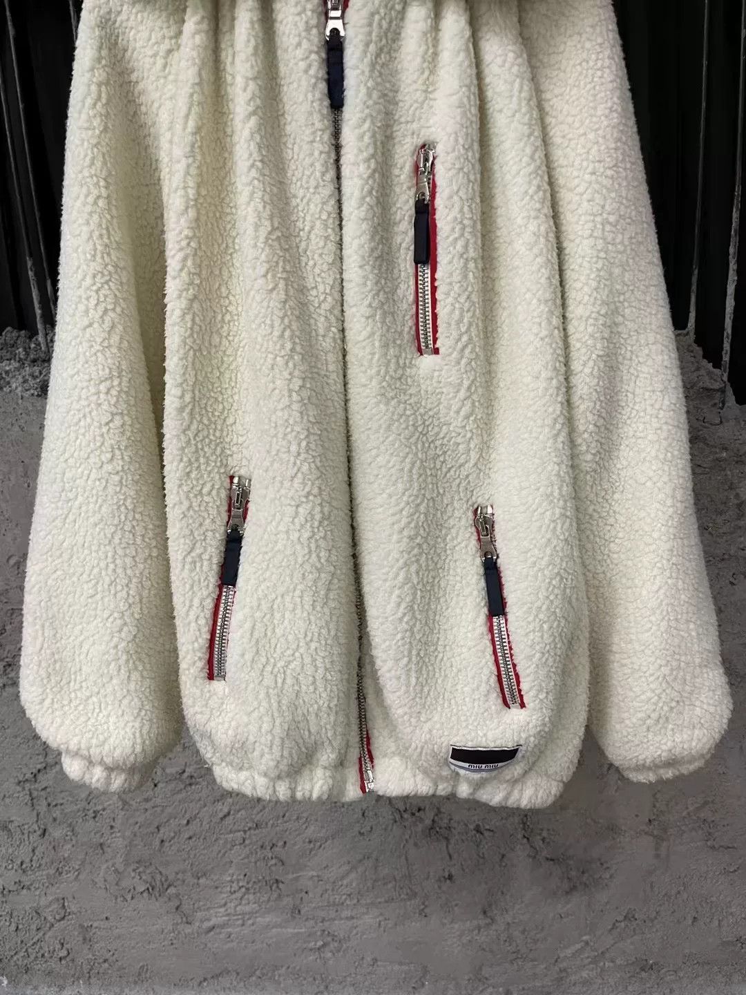Miu Miu miu miu hooded teddy coat with zippers Size US S / EU 44-46 / 1 - 4 Thumbnail