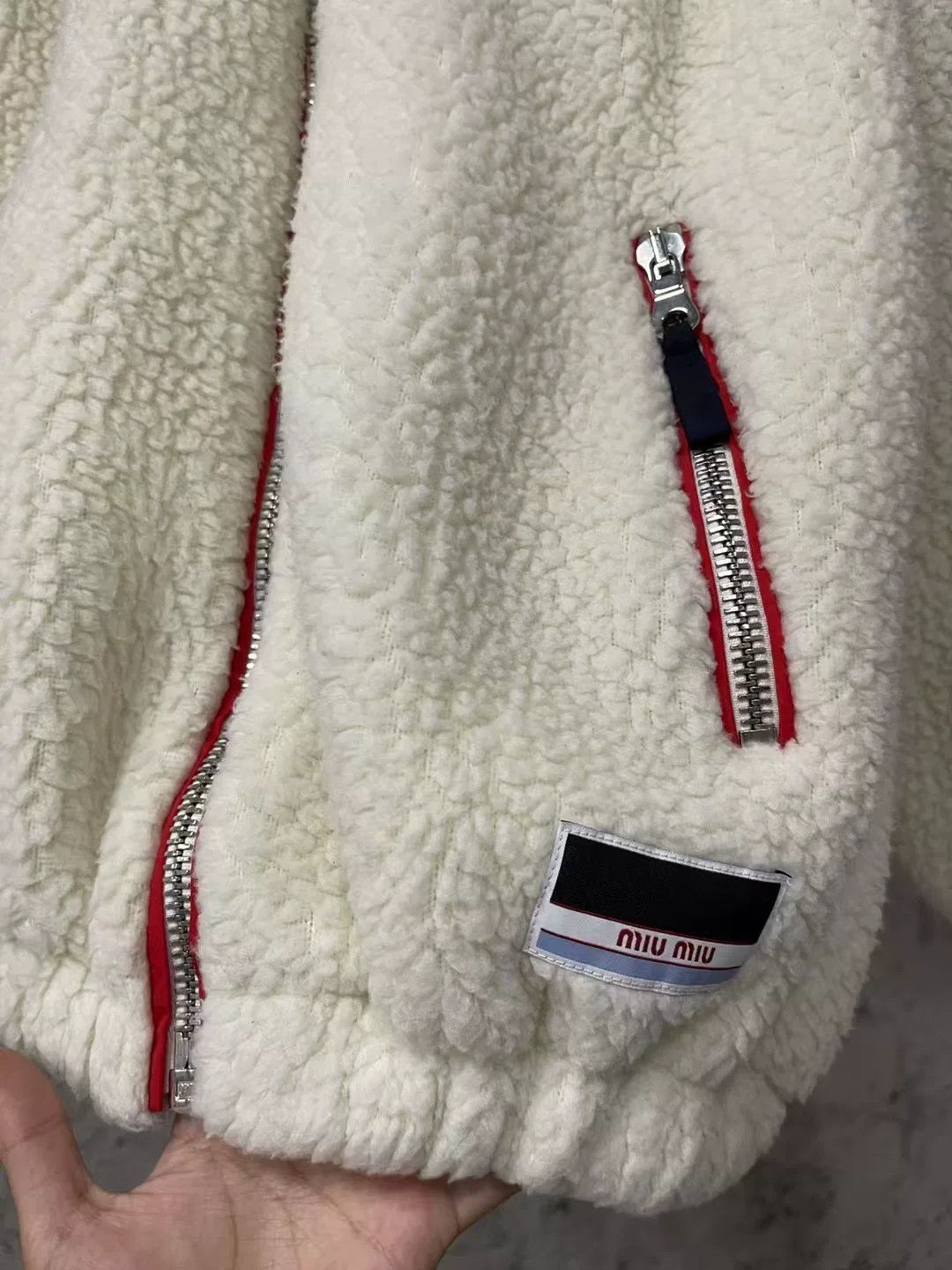 Miu Miu miu miu hooded teddy coat with zippers Size US S / EU 44-46 / 1 - 5 Thumbnail