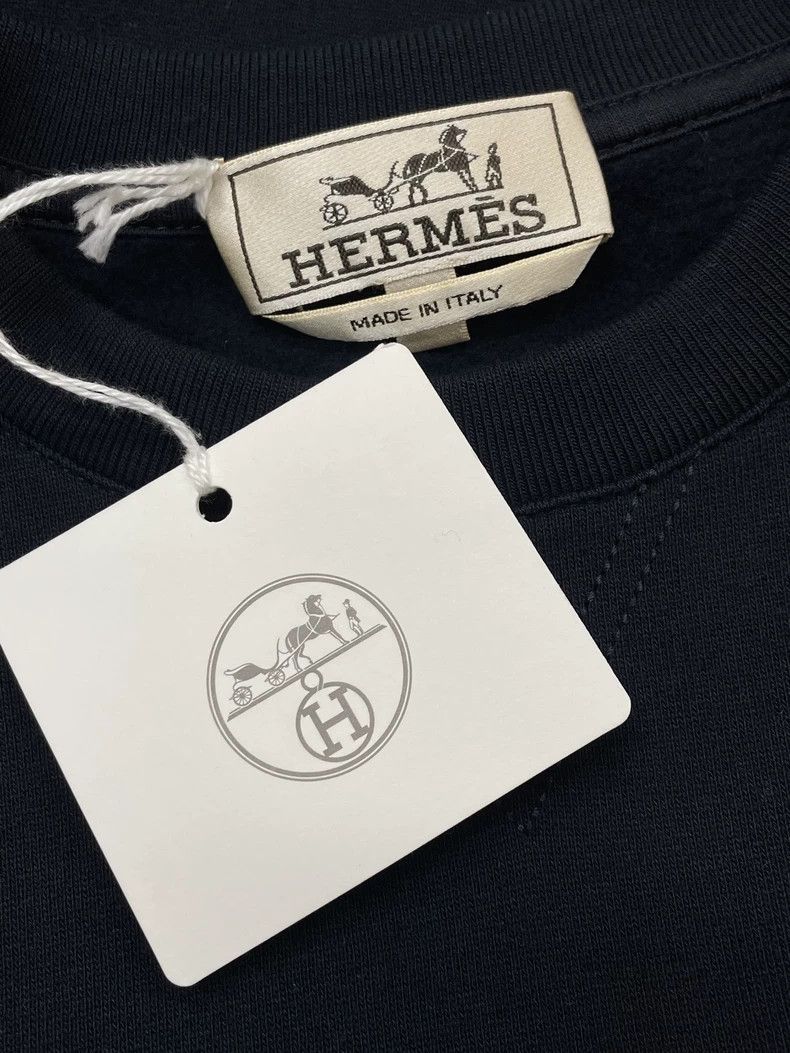 Hermes Hermes Men's Navy Sweatshirt Size S Size US S / EU 44-46 / 1 - 3 Thumbnail