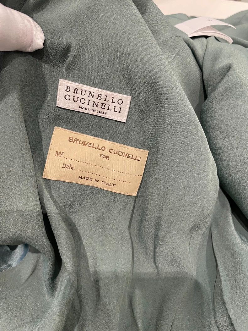 Brunello Cucinelli Brunello Cucinelli Gray Blue Blazer Size 38 Size US S / EU 44-46 / 1 - 4 Thumbnail