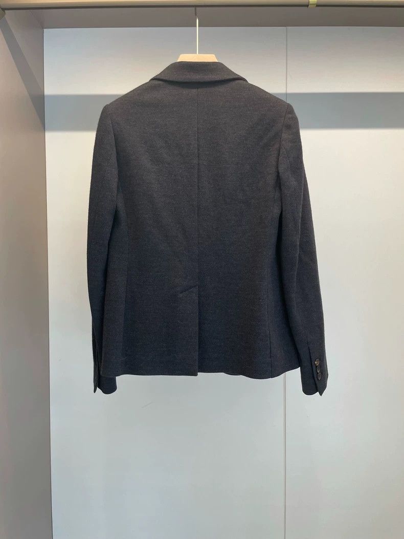 Brunello Cucinelli Brunello Cucinelli Gray Cashmere Blazer Size US S / EU 44-46 / 1 - 2 Thumbnail